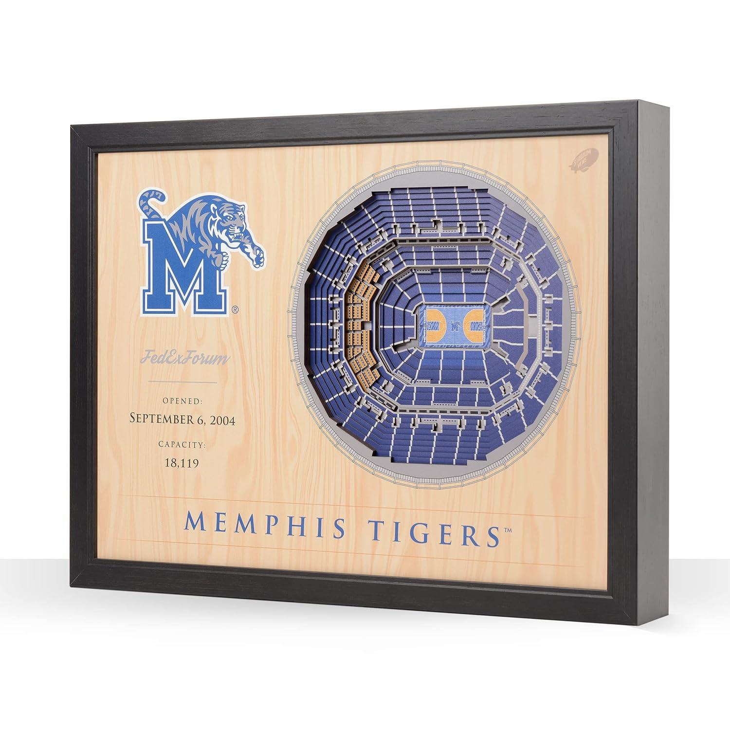 YouTheFan NCAA 25-Layer StadiumView Wall Art