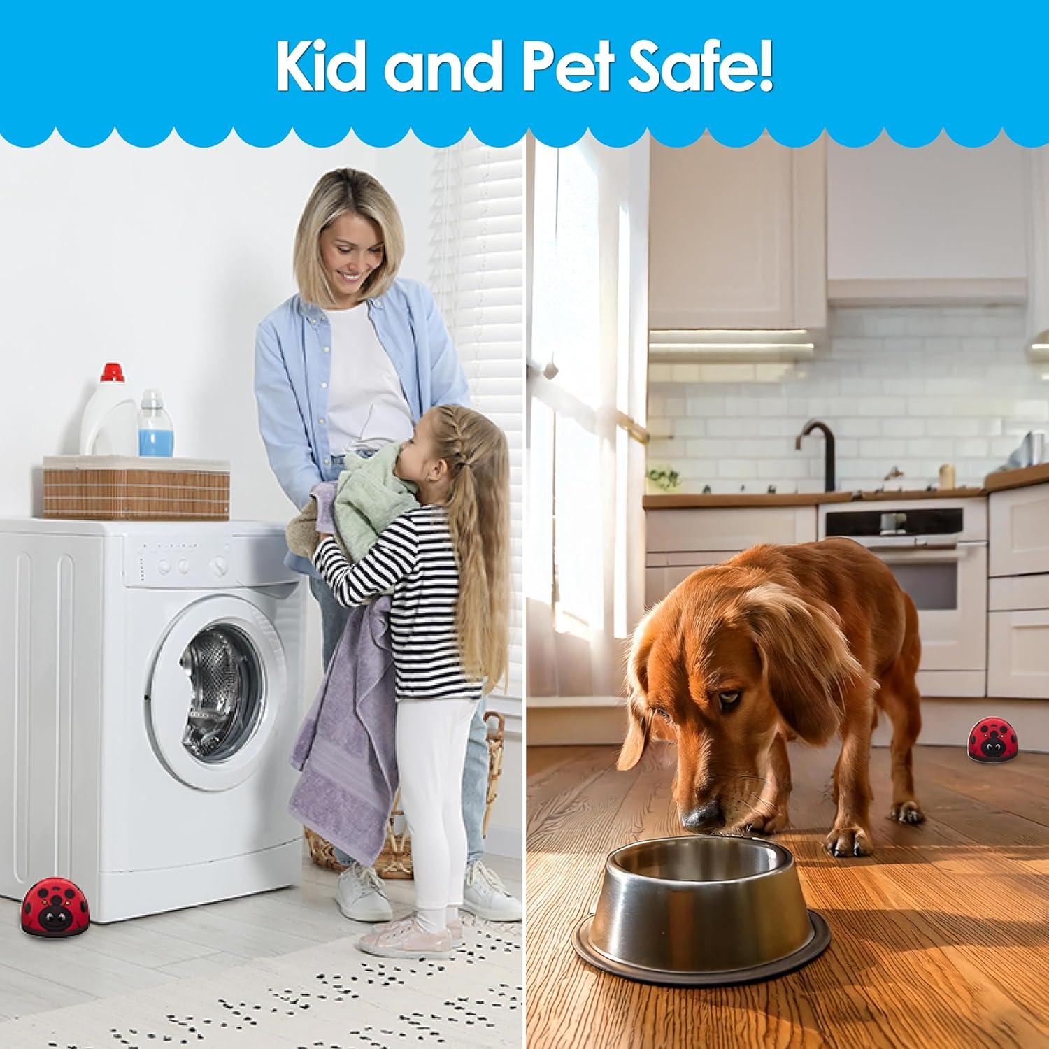 Water Alarm (3pack) - Leak Bug Electronic Leak Detector - Hypersensitive 1/32" Flood Detection - Continuously Beeps When Wet or Low Battery