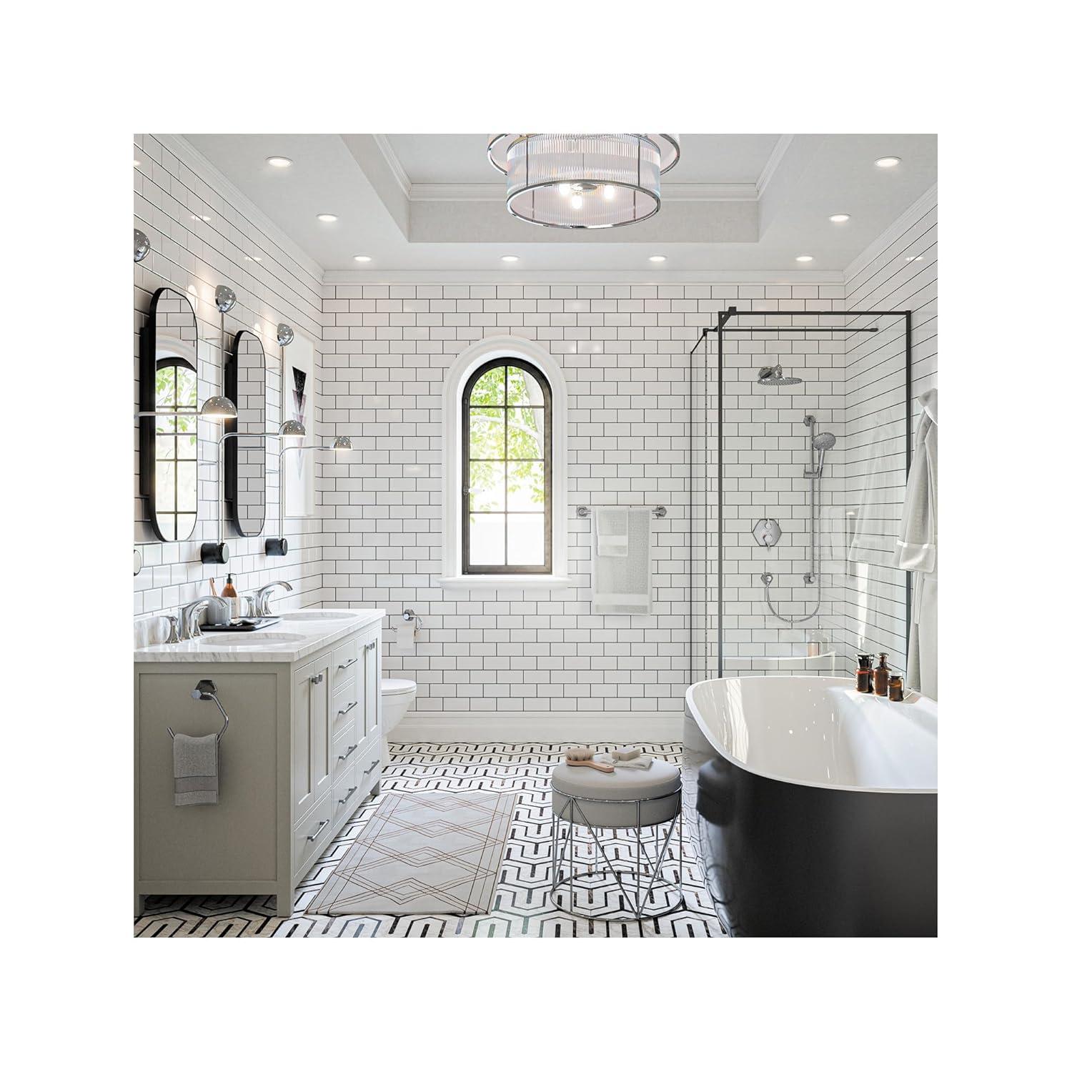 Locarno Widespread Bathroom Faucet with Drain Assembly