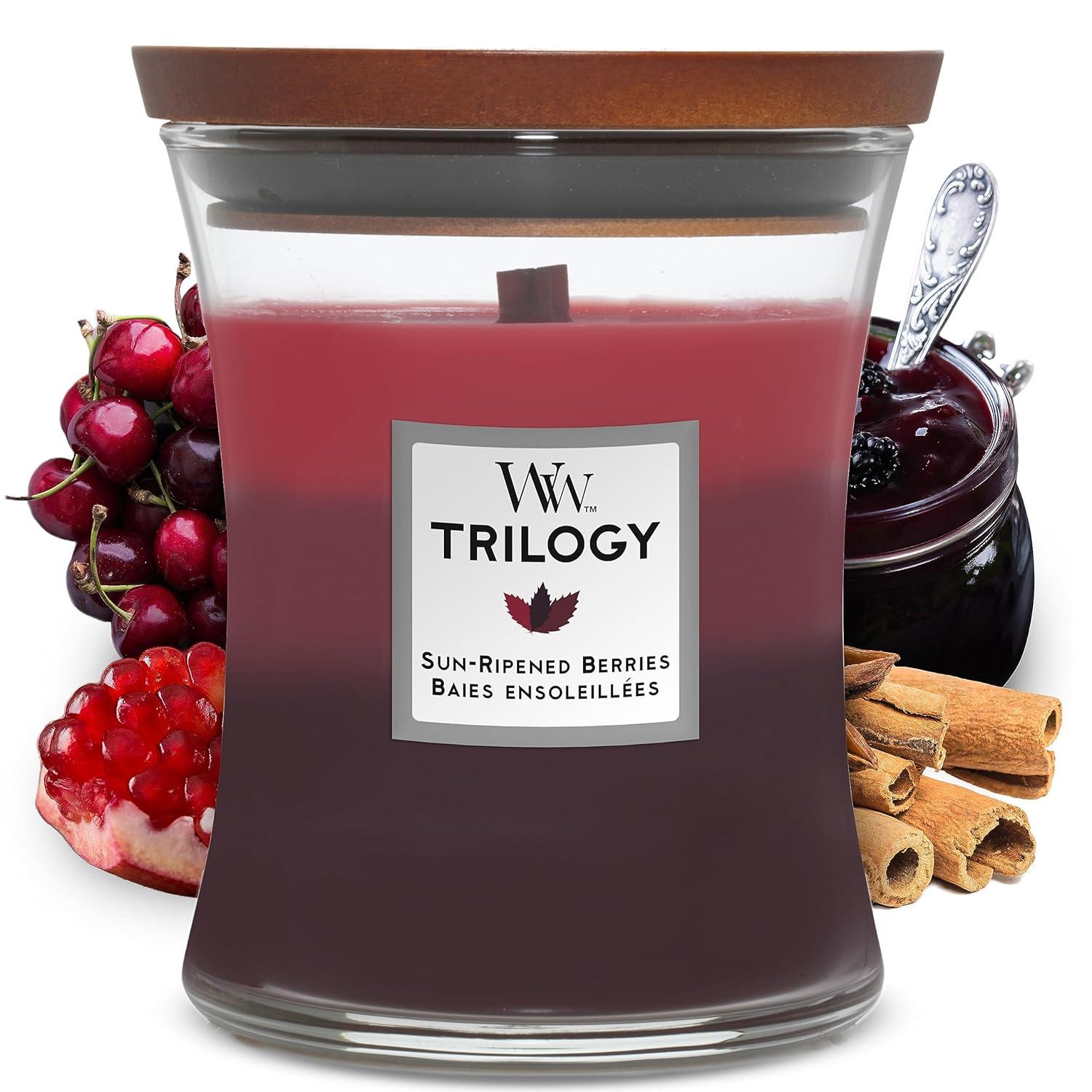 Sun-Ripened Berries Black Scented Jar Candle
