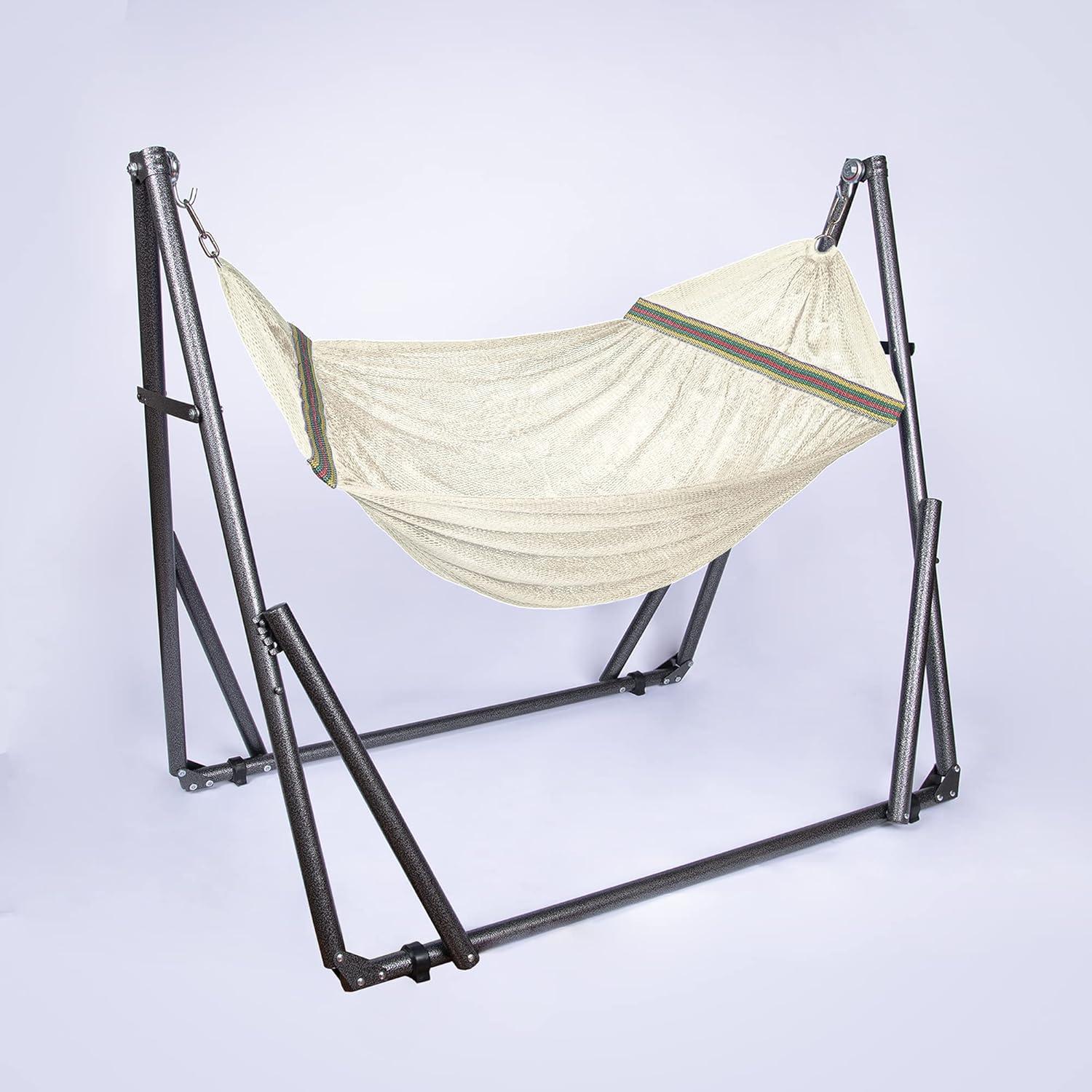 Kassab 2 in 1 Camping Hammock and Swinging Chair with Stand