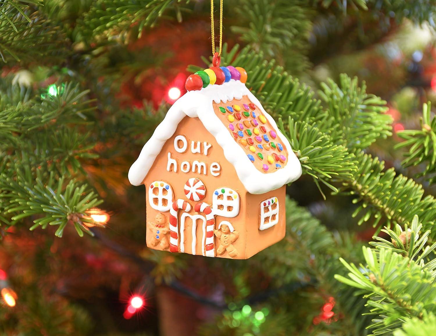 Tree Buddees Cute Our Home Gingerbread House Christmas Ornament