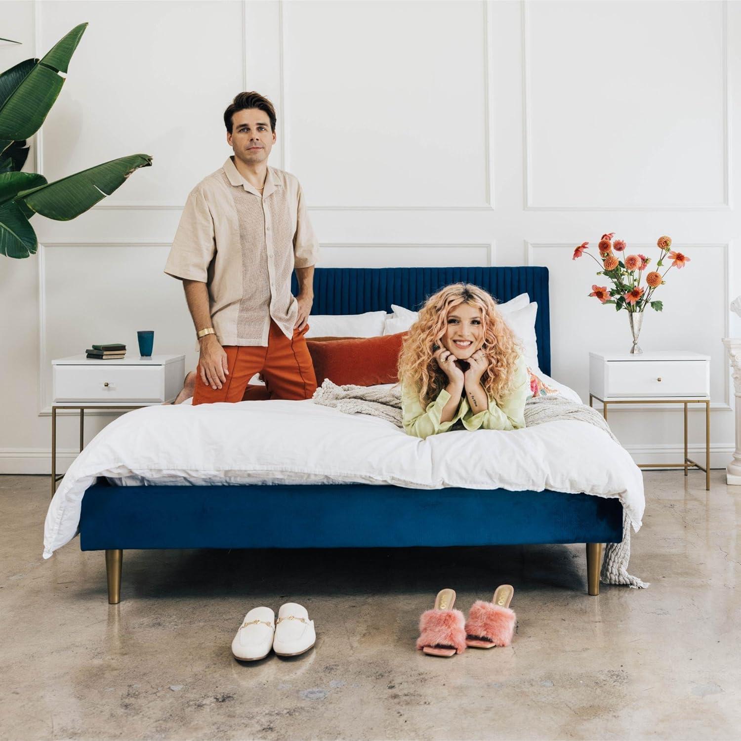 Daphne Upholstered Platform Bed