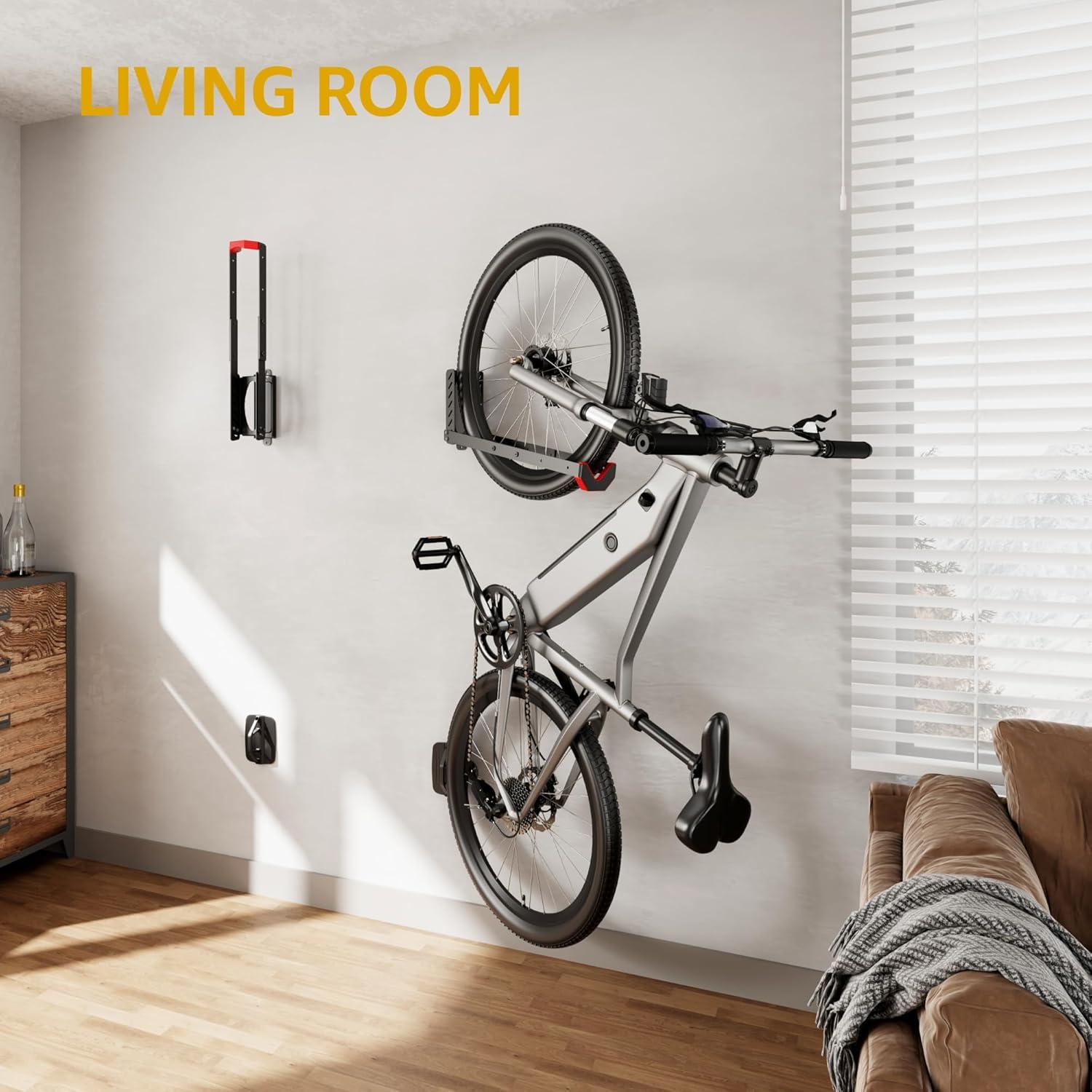Bike Hangers For Garage, Space-Saving Bike Rack Garage