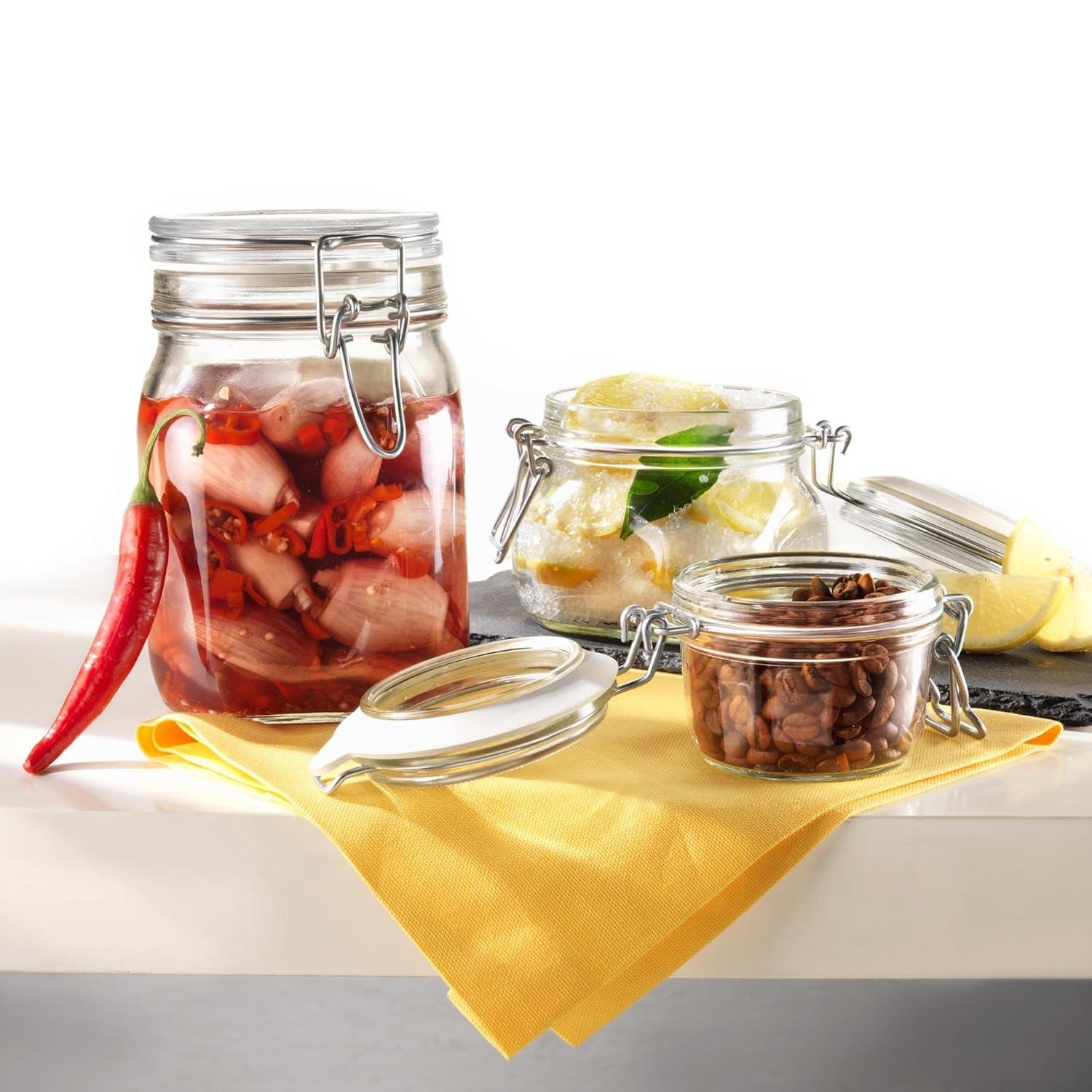 Bormioli Rocco Fido 33.75oz Glass Canning Jar
