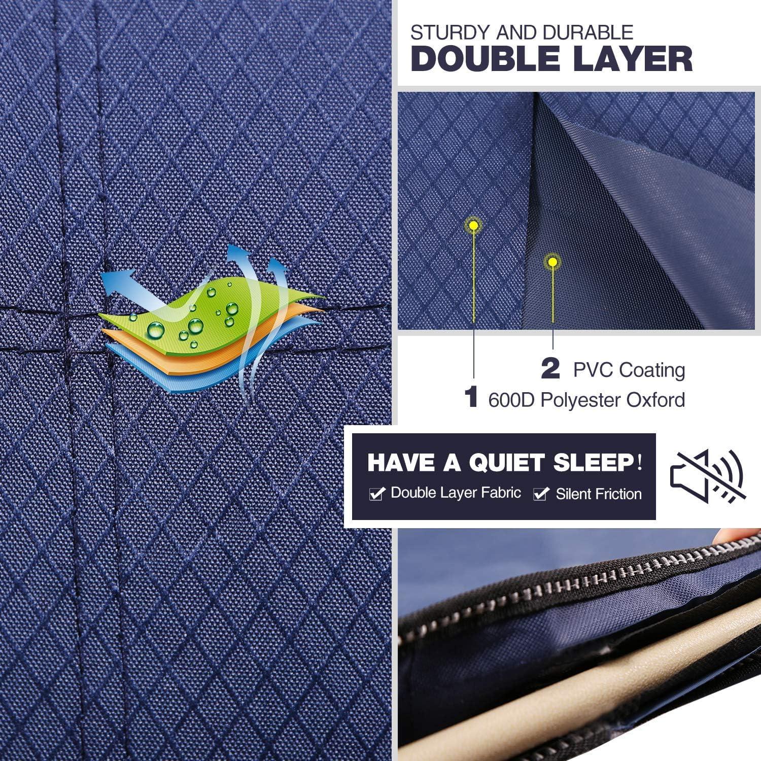 LIFETIME FLOORING LLC Oversized Camping Cots For Adults 500Lbs, Extra Wide Tall Sleeping Cots Heavy Duty,  Cots Portable For Outdoor Indoor Office