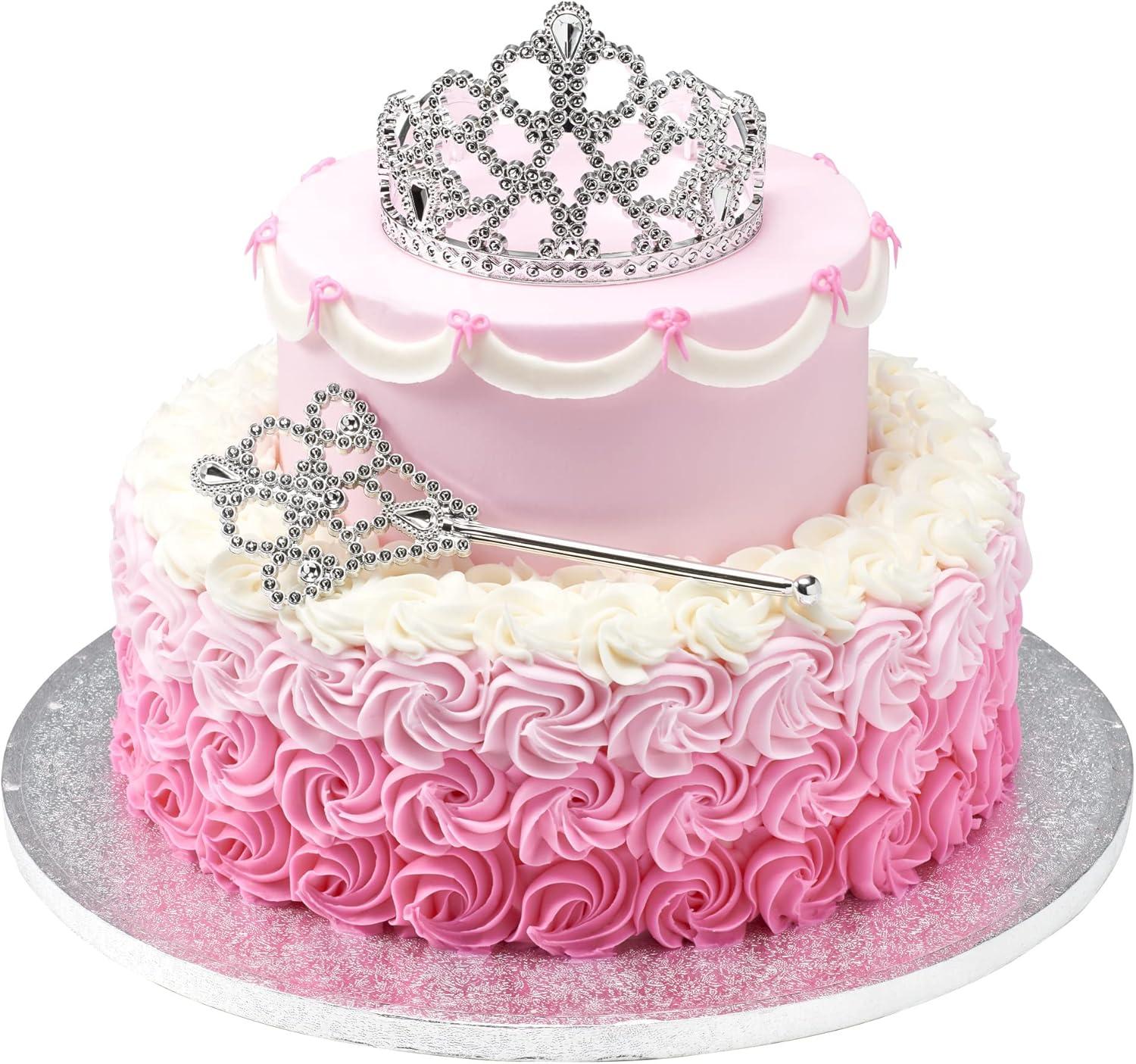 A Birthday Place Princess Crown Tiara and Scepter Cake Decorating Set