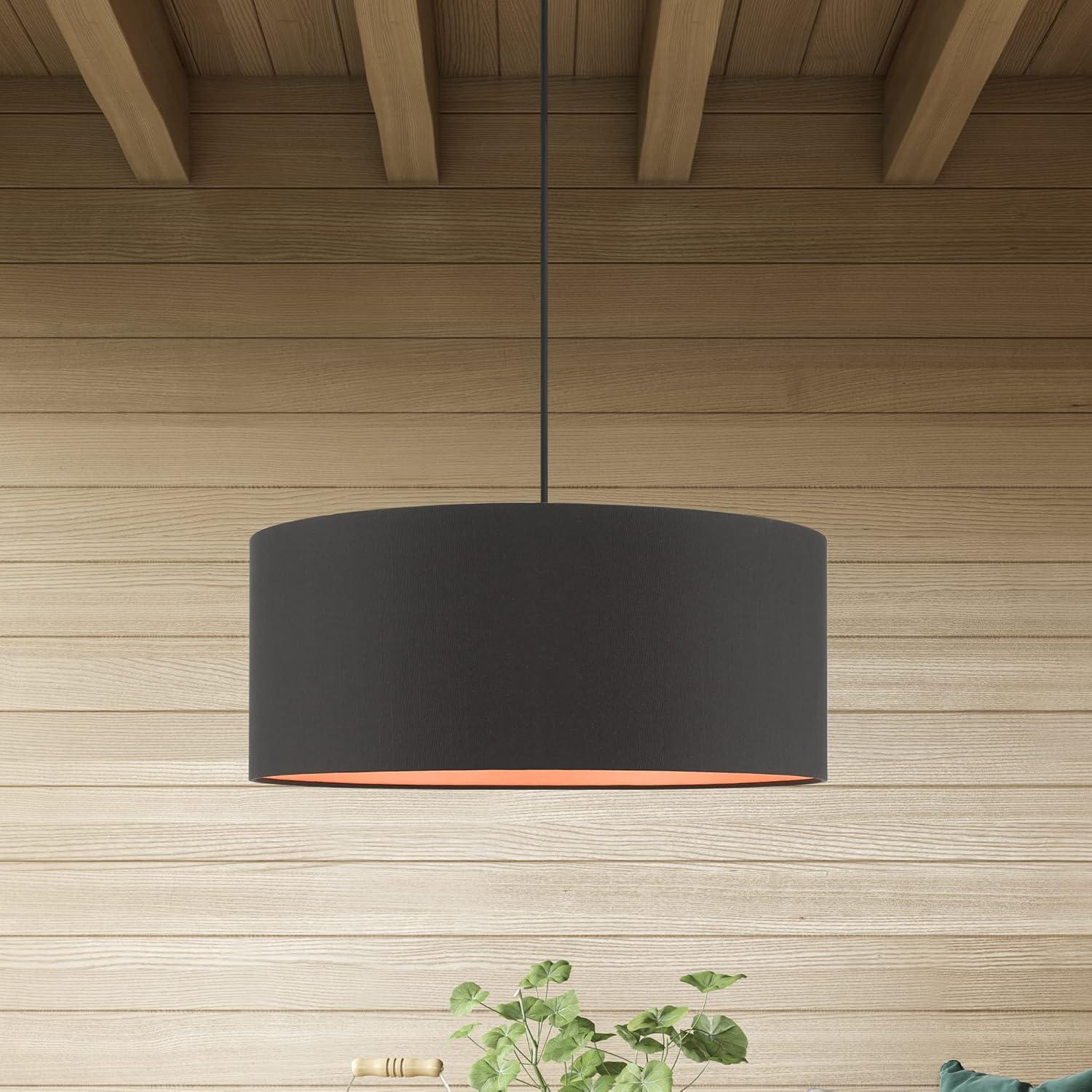 Livex Lighting Sentosa 3 - Light Pendant in  Black