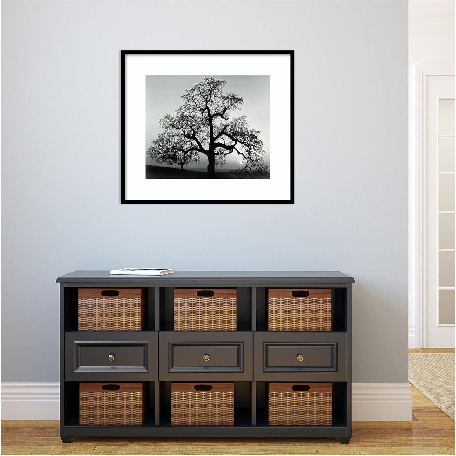 Black Wood Framed Landscape Photography Print, 31" x 27"