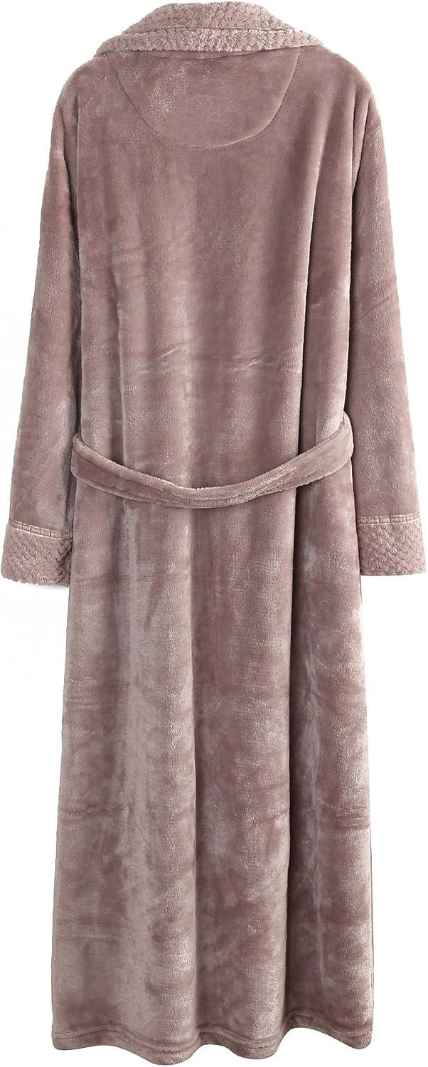 Richie House Women's Plush Soft Warm Fleece Bathrobe RH1591