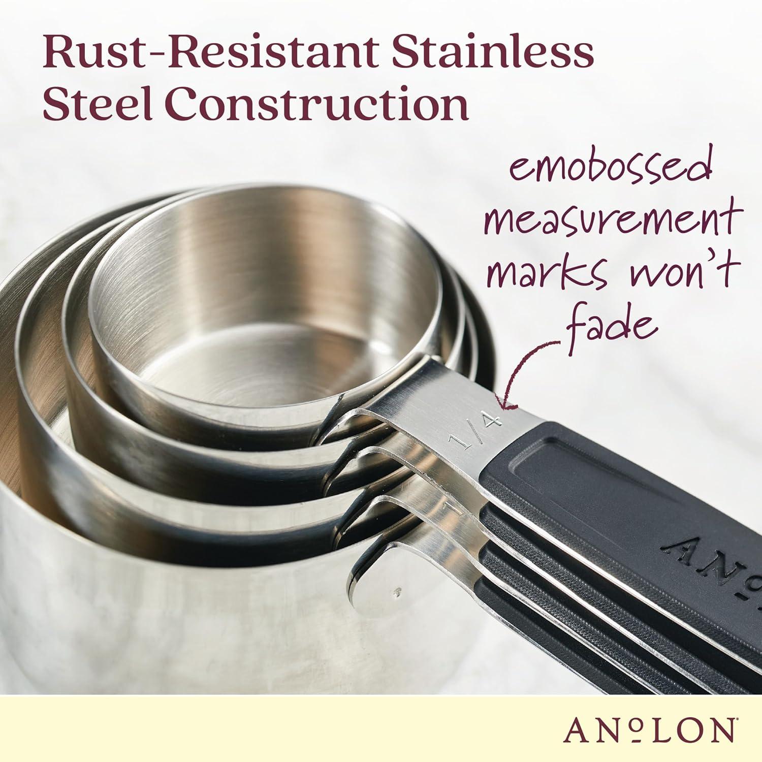 Anolon Anolon Suregrip Magnetic Measuring Cup Set, 4 Piece