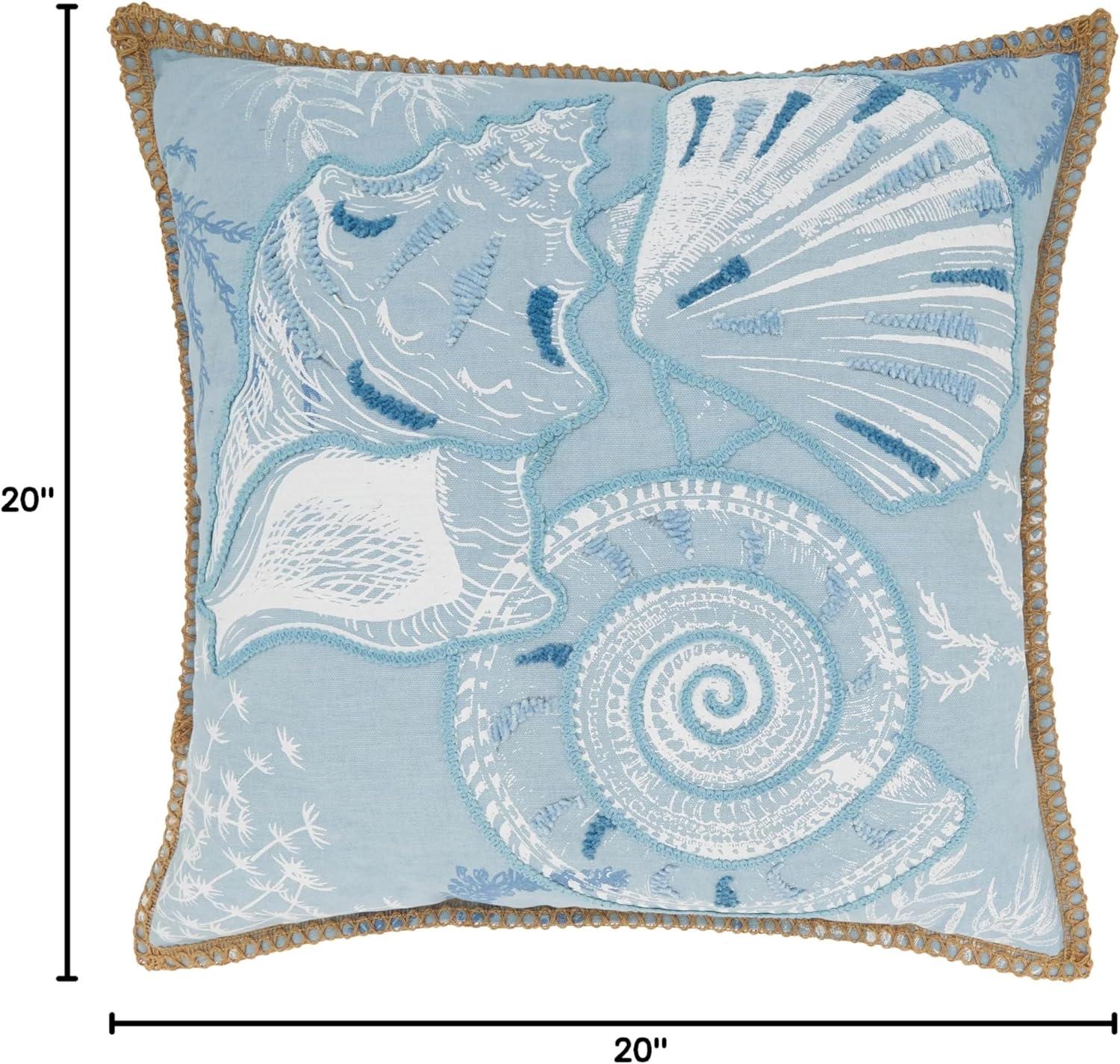 Saro Ballast Collection Cotton Throw Pillow