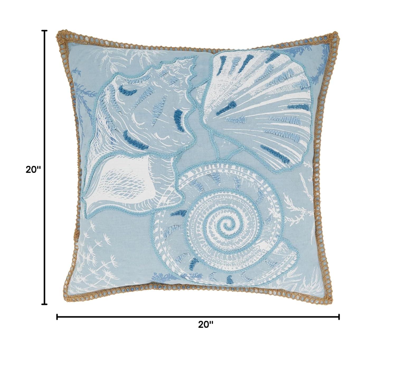 Saro Ballast Collection Cotton Throw Pillow