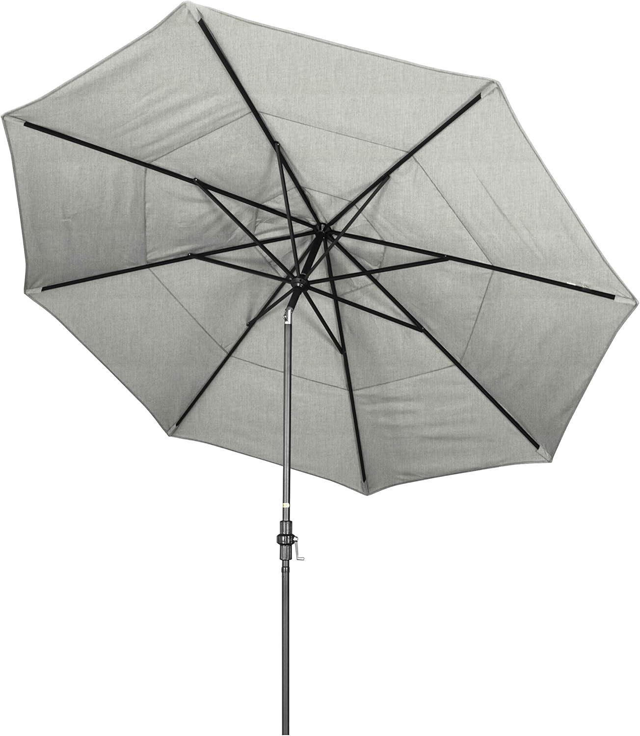 California Umbrella 11' Patio Umbrella in Granite