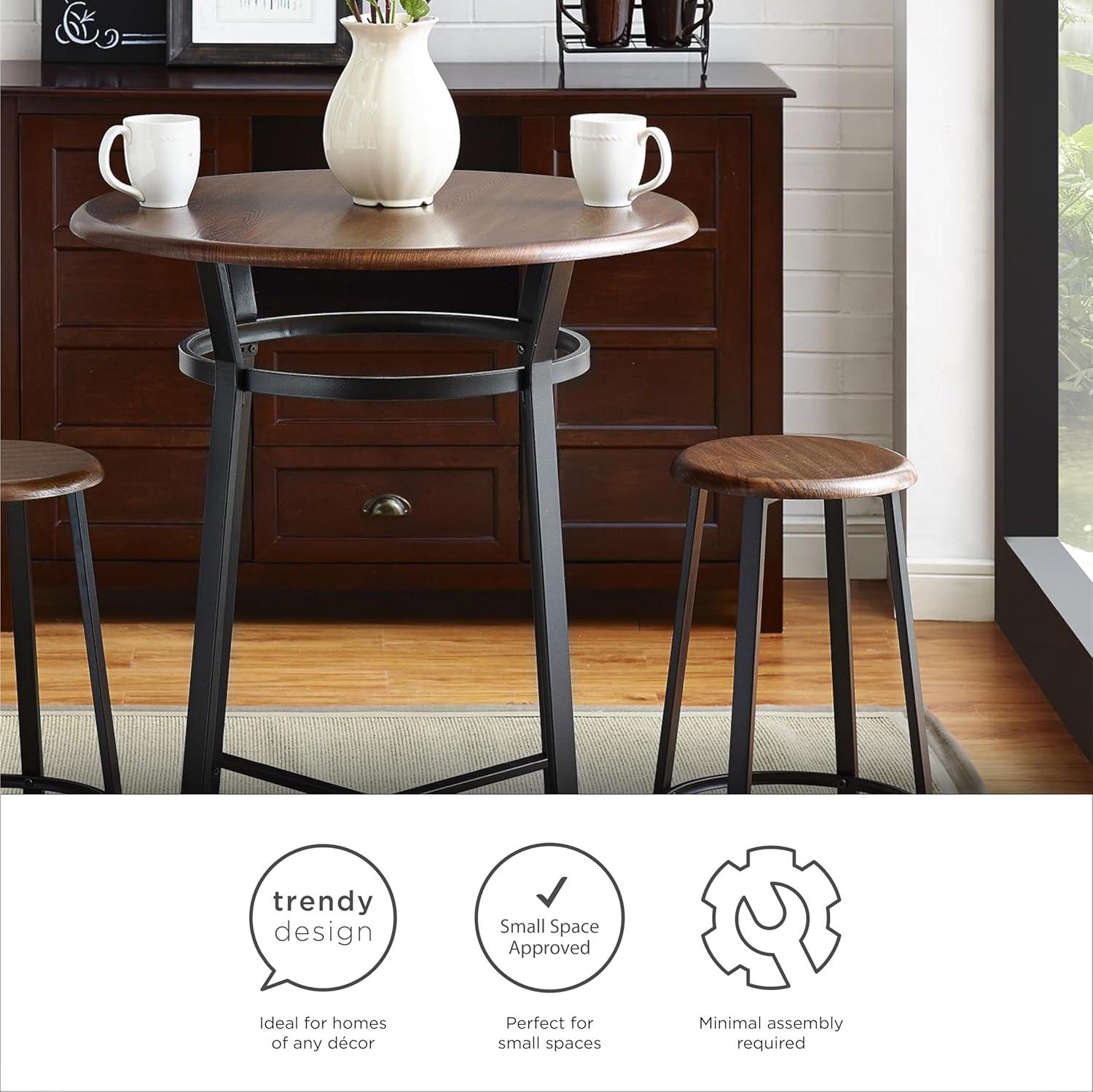 Ebern Designs Grandview 2 - Person Solid Wood Top Four Leg Dining Set