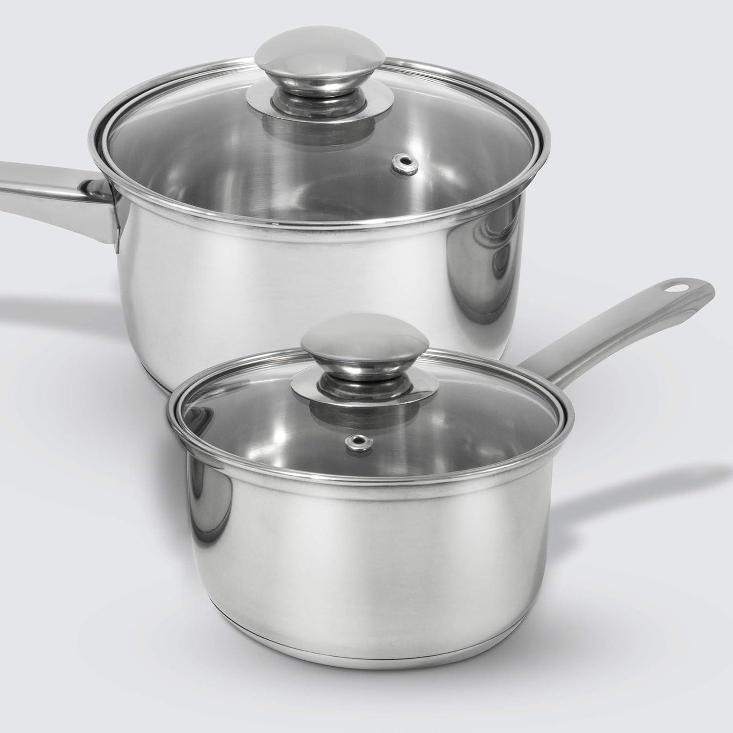 10 - Piece Stainless Steel Cookware Set