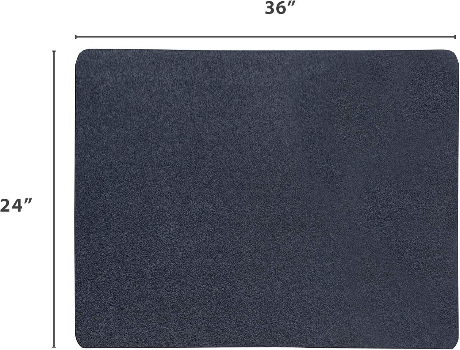 VersaTex 24 x 36" Multipurpose Recycled Rubber Floor Utility Mat, Black