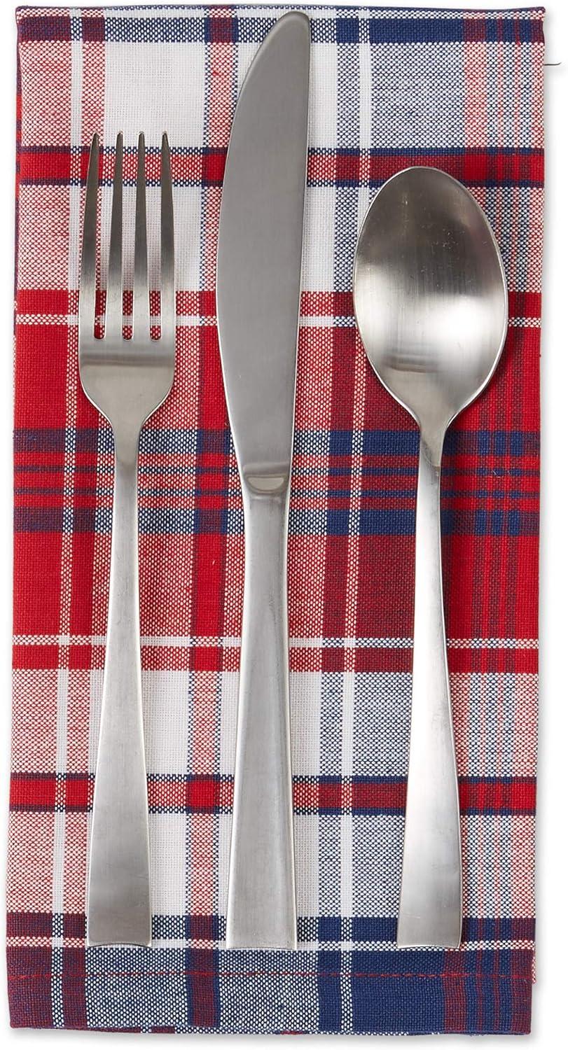 Napkin, Americana Plaid - Set of 6