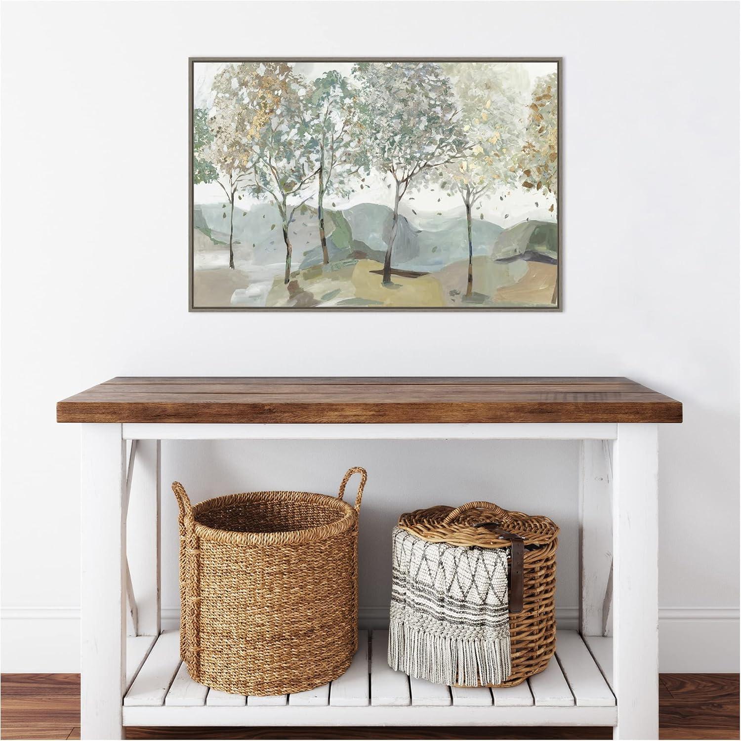 Amanti Art Breezy Landscape I by Allison Pearce Framed Canvas Wall Art