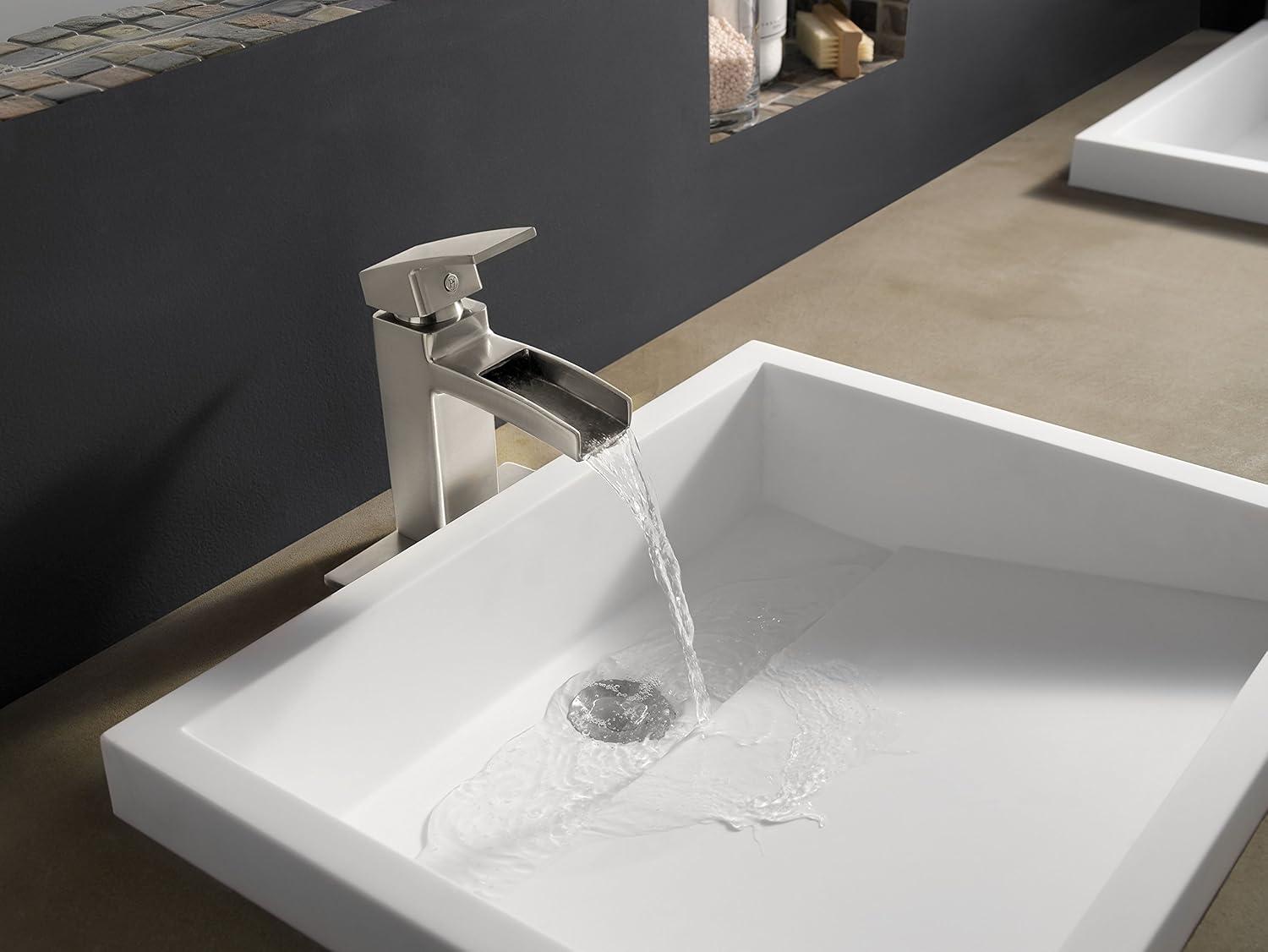 Kenzo Single Control Centerset Bathroom Faucet