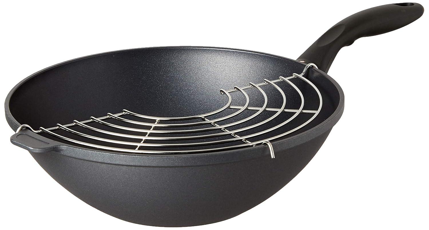 Swiss Diamond Swiss Diamond Non-Stick Cast Aluminum Wok with Lid