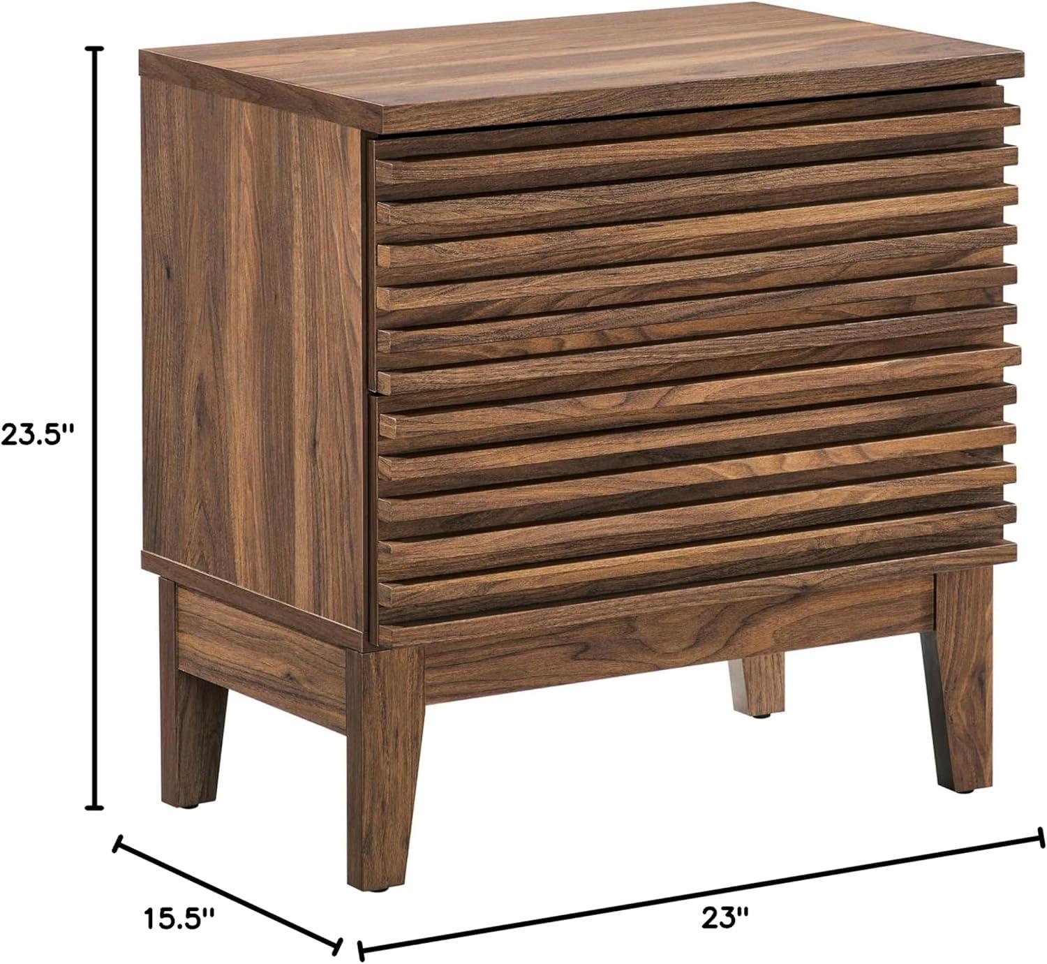 Merritt 5 Piece Upholstered Bedroom Set-MOD-6964-WAL