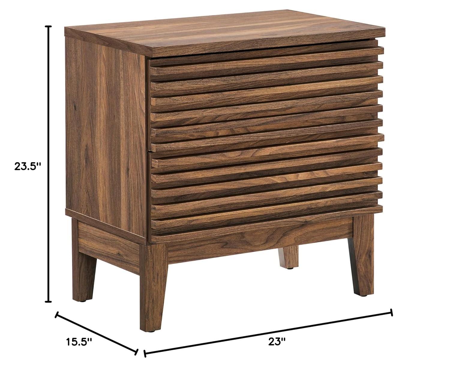 Merritt 5 Piece Upholstered Bedroom Set-MOD-6964-WAL