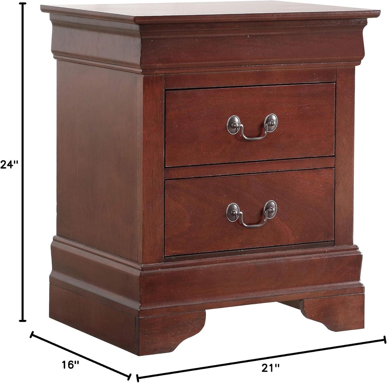 Louis Phillipe 2 - Drawer Nightstand