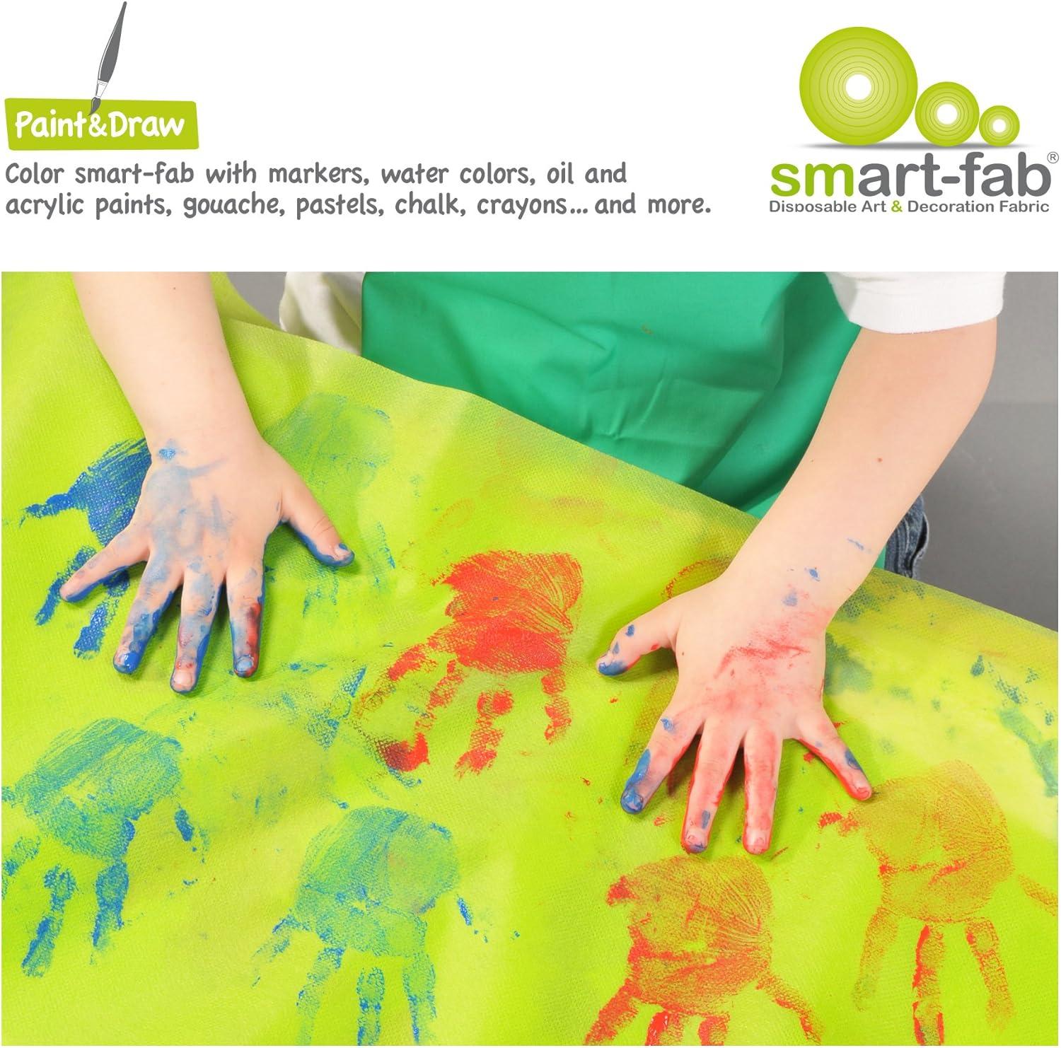 Smart-Fab® Art & Decoration Fabric Roll, 48" x 40', Black