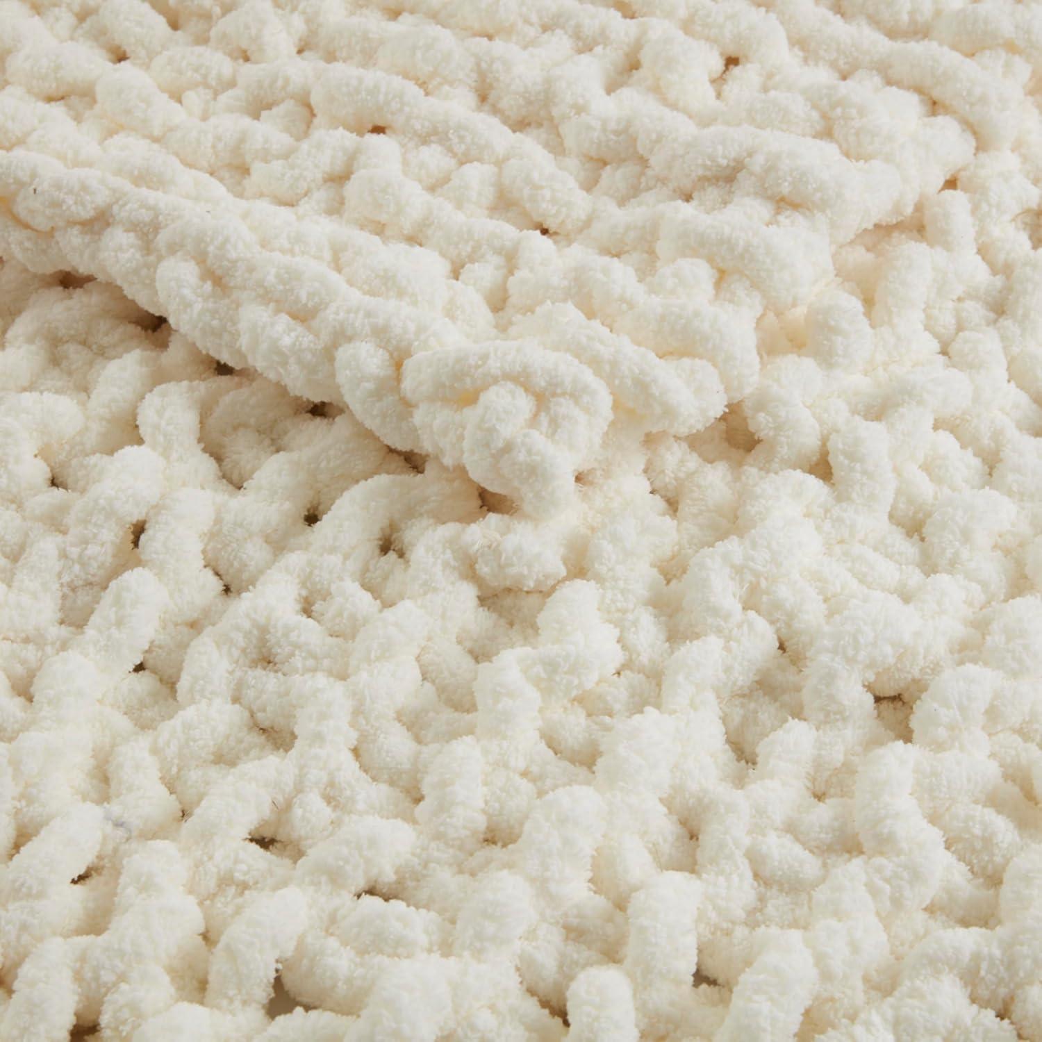 Chenille Chunky Knit Throw