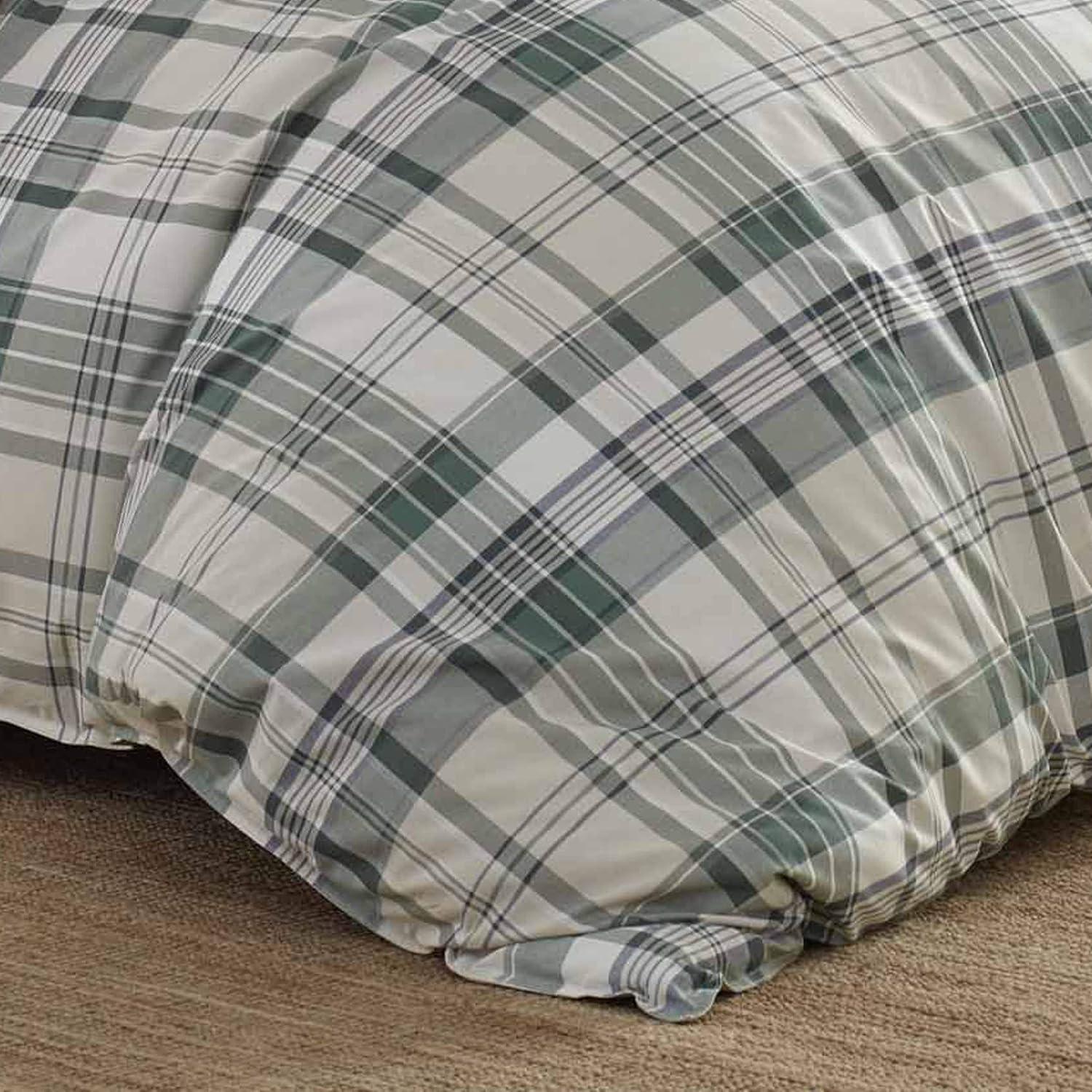 Eddie Bauer - Timbers Plaid Reversible Duvet Cover & Sham Set