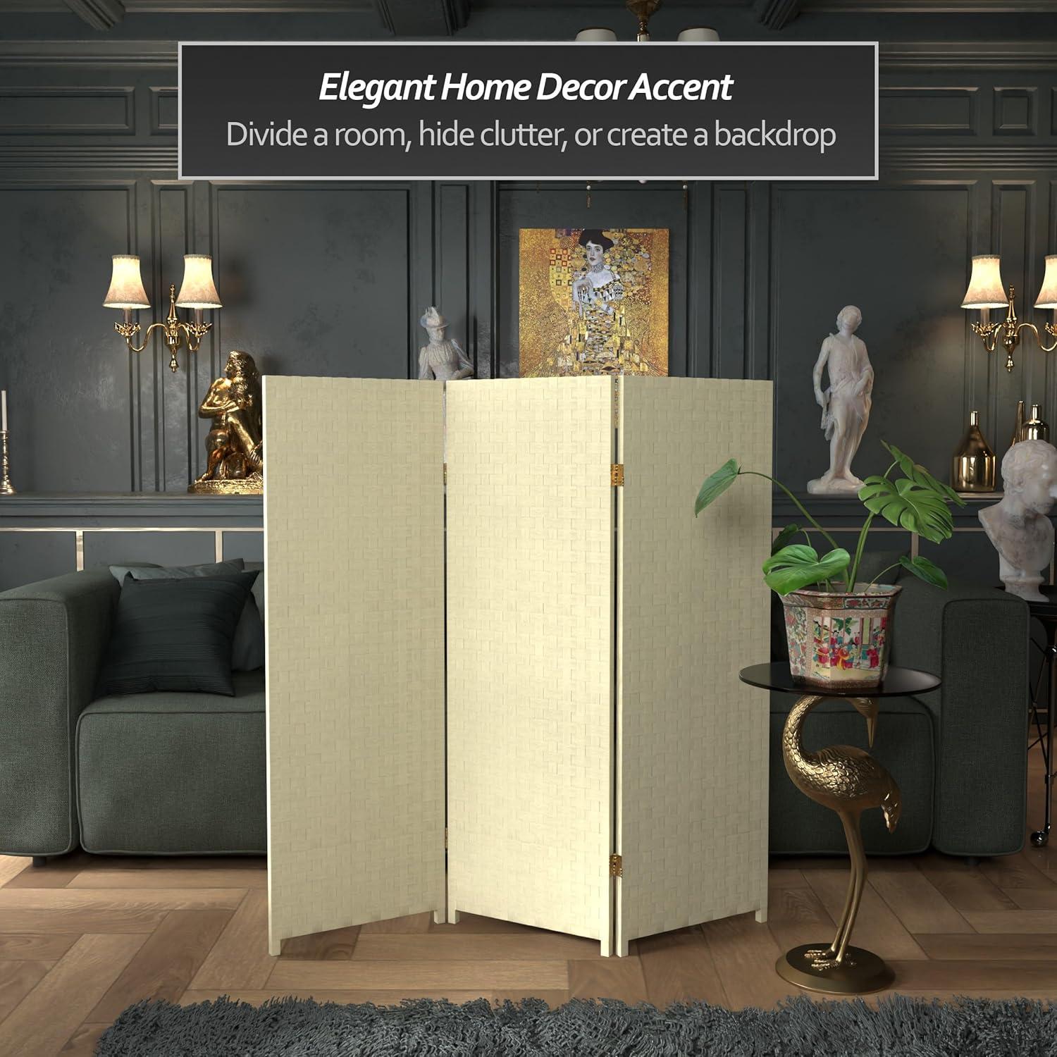 Oriental Furniture 3 Panel Room Divider