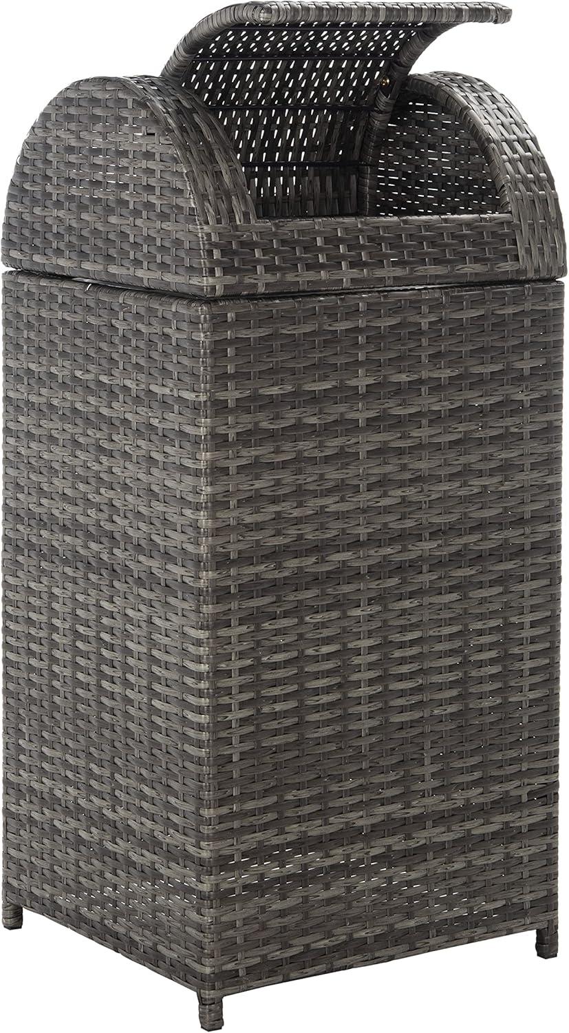 Serapis Outdoor Trash Can  - Safavieh