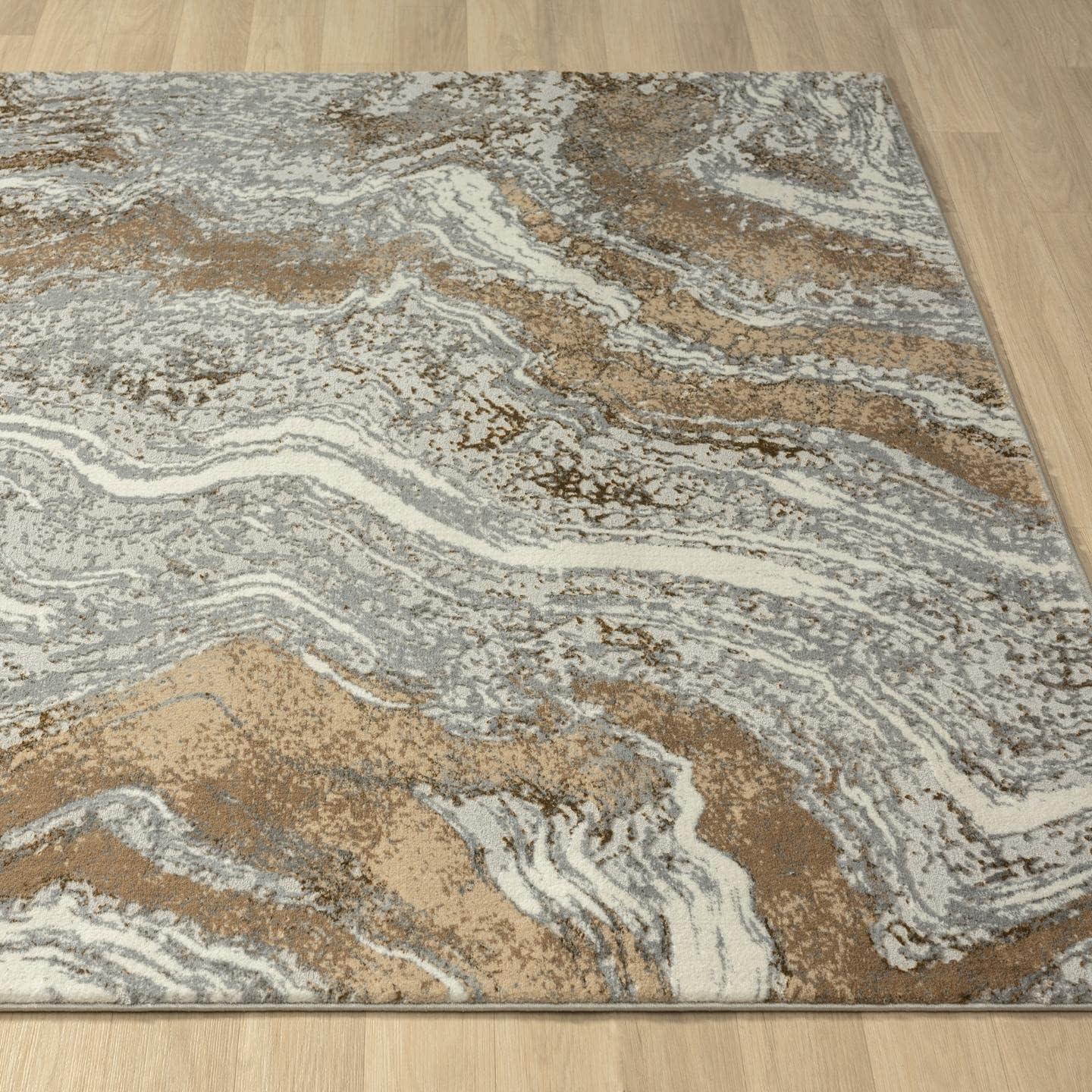 Luxe Weavers Marble Abstract Area Rug