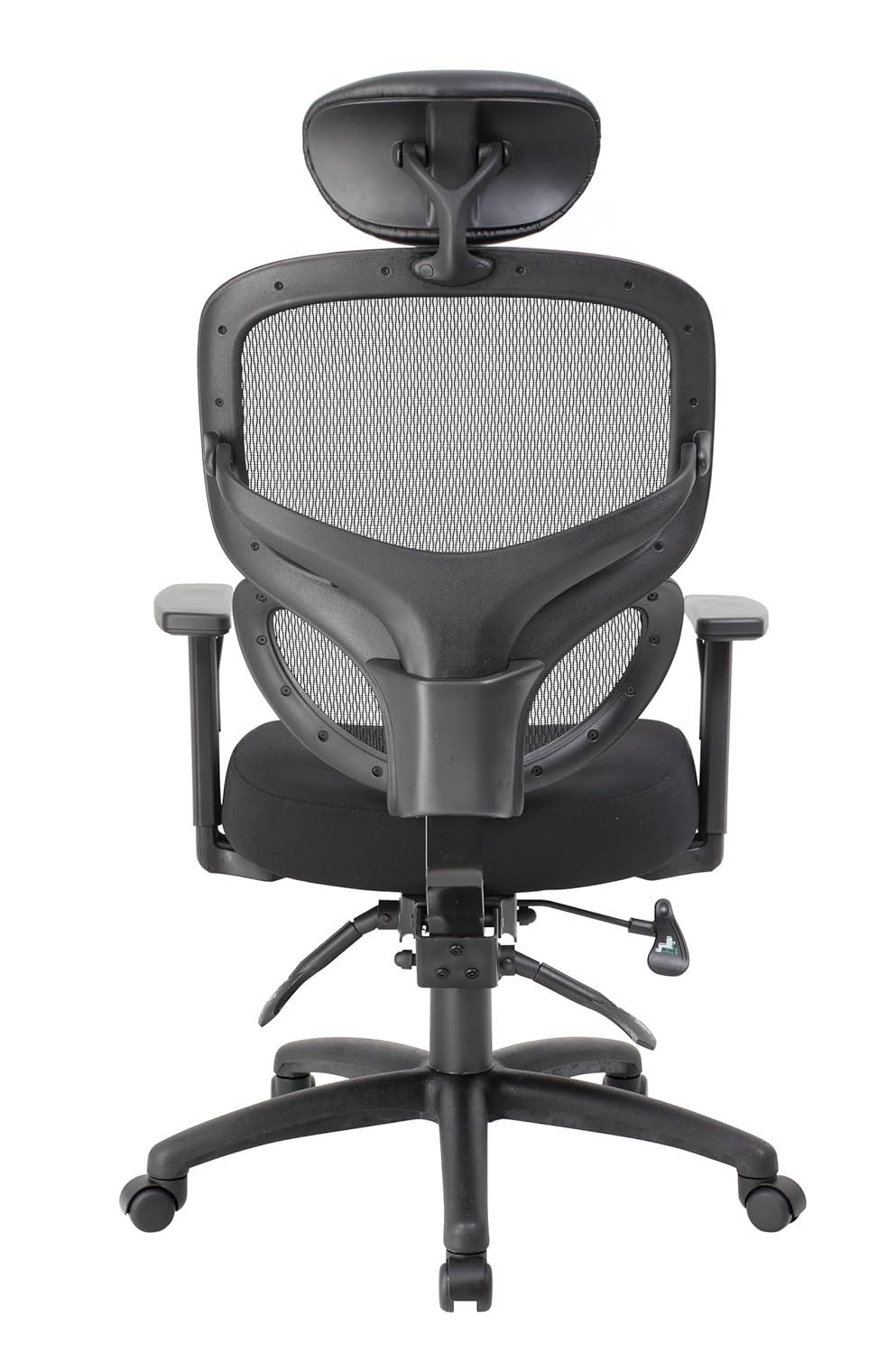 Boss Multi-Function Mesh Task Chair w/Headrest