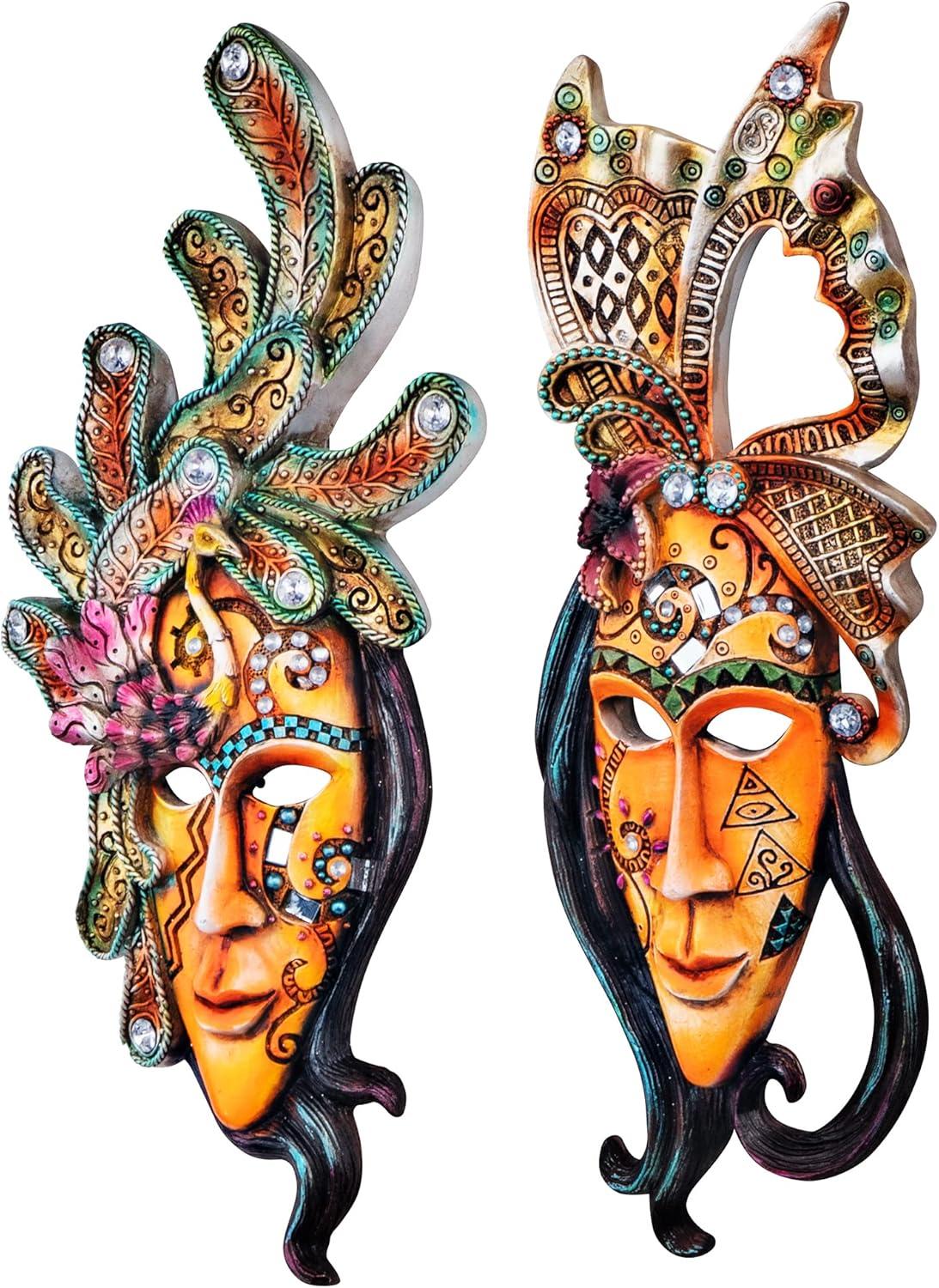 Design Toscano 2 Piece Masquerade Mask Wall Décor Set | Wayfair