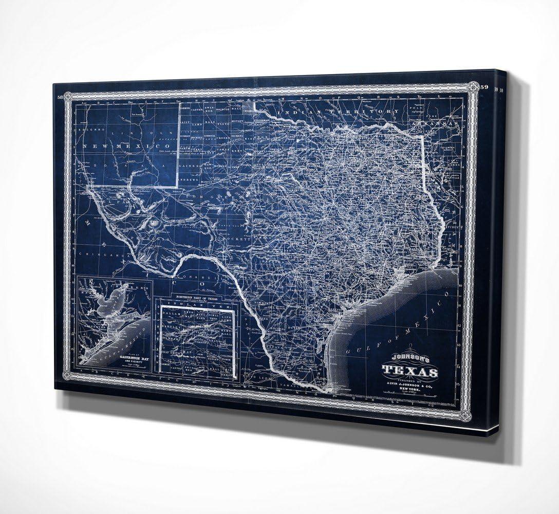 Williston Forge " Vintage Map Texas "