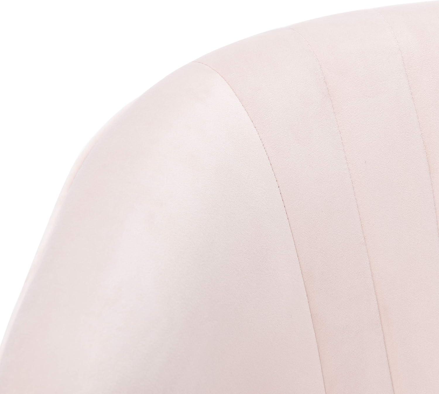 Stazia Wingback Accent Chair - ACH4502 - Blush/Black - Safavieh
