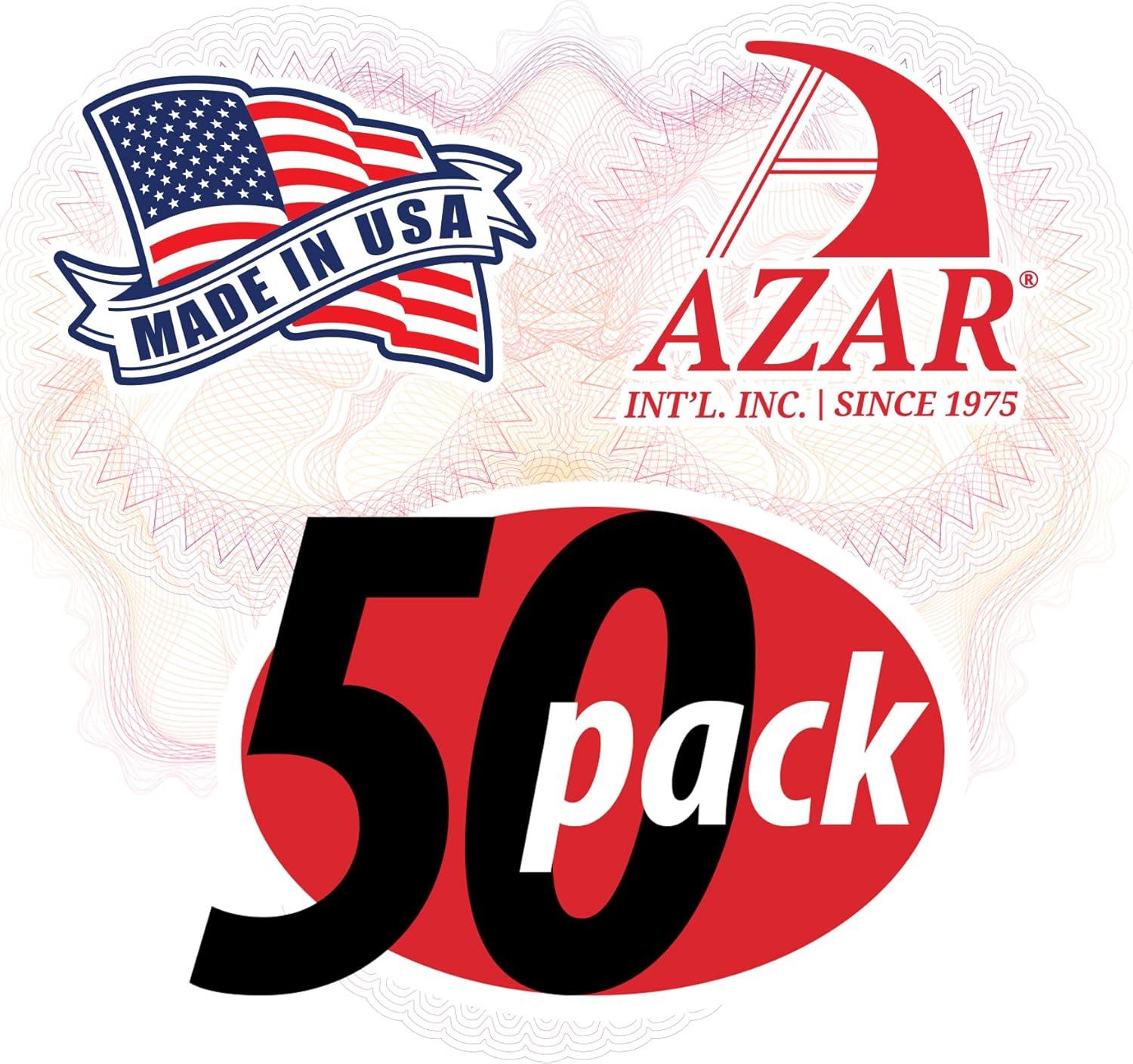 Azar Displays 1" Glass-Filled Nylon Hook: 0.225" Diameter, 50-Pack (Set of 50)