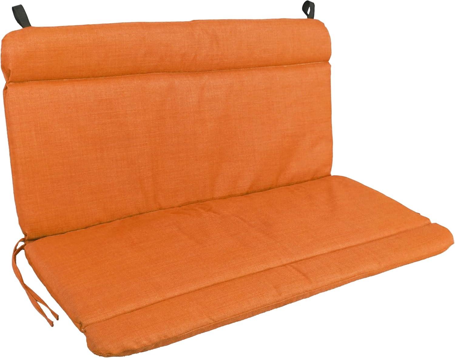 Blazing Needles Spun Poly Double Glider Chair Outdoor Cushion