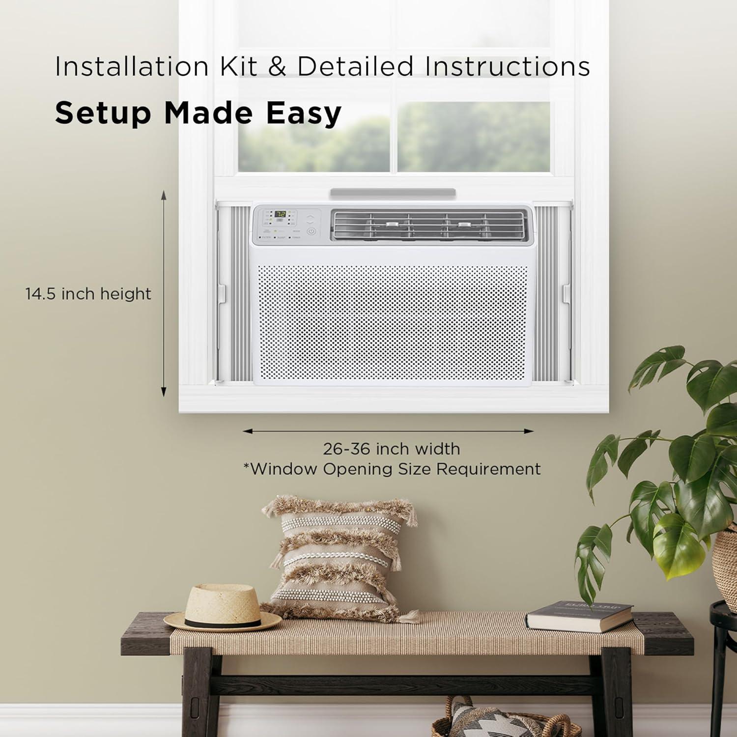 TCL TCL 8000 BTU Wi-Fi Connected Window Air Conditioner with Remote Included