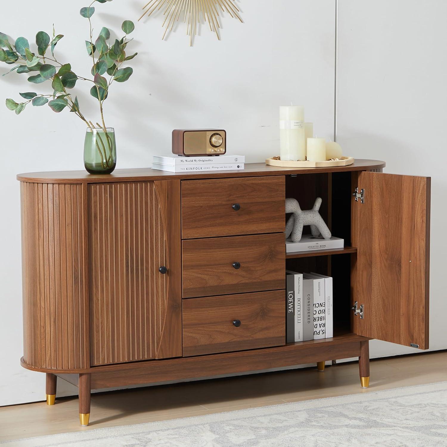 George Oliver Evana 55"Sideboard with 3 Drawer