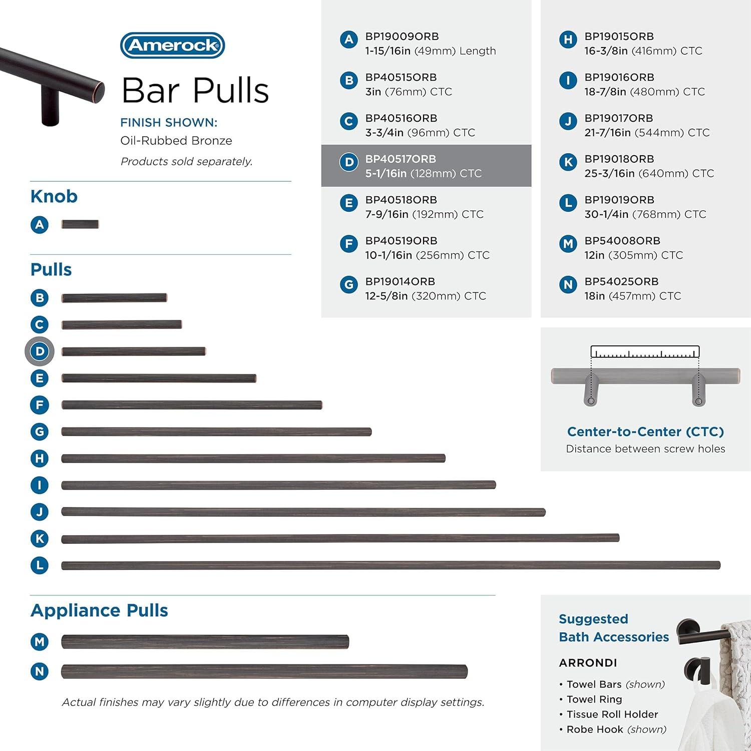 Bar Pulls Center to Center Bar Pull