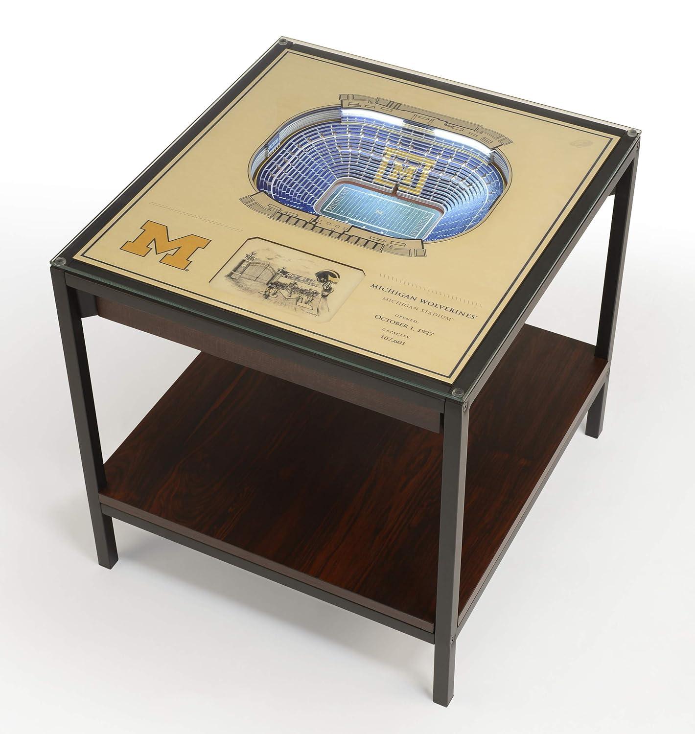 YouTheFan NCAA 4 Legs End Table with Storage & Reviews | Wayfair