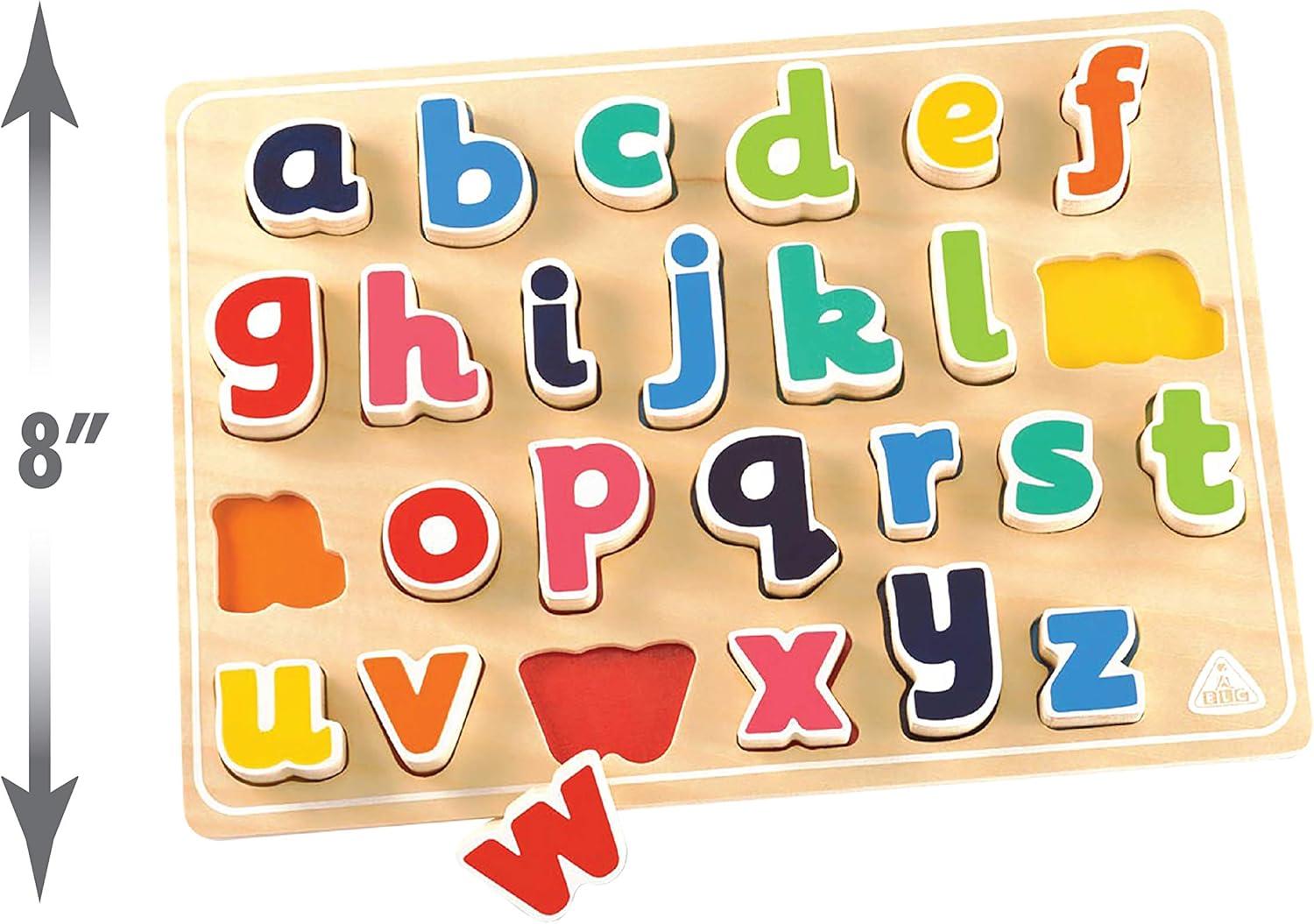 Early Learning Centre Alphabet Puzzle, Develops Hand Eye Coordination, Problem Solving, Learning to Read, Kids Toys for Ages 18 Month,  Exclusive