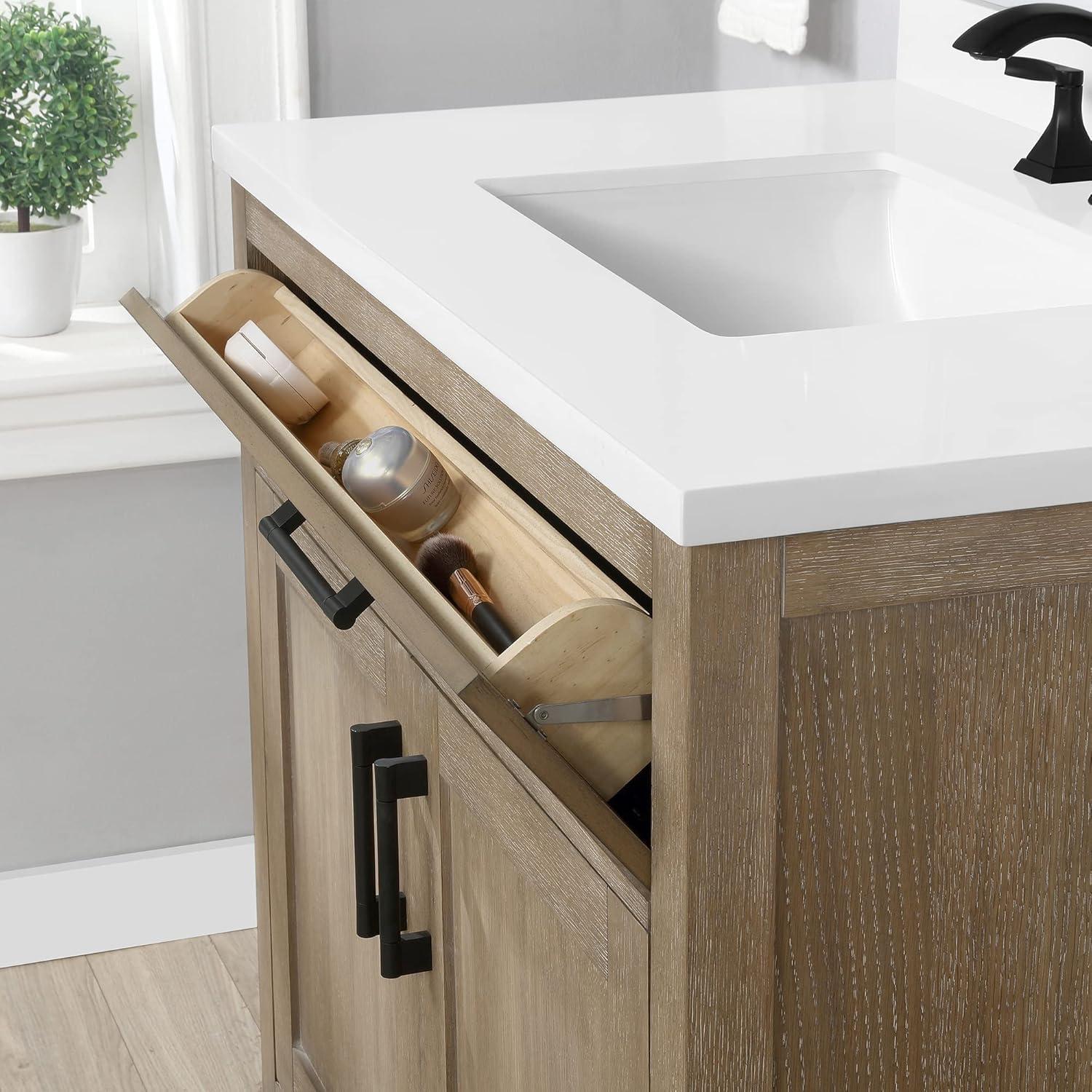 OVE Decors Bailey Single Bathroom Vanity with Premium Countertop