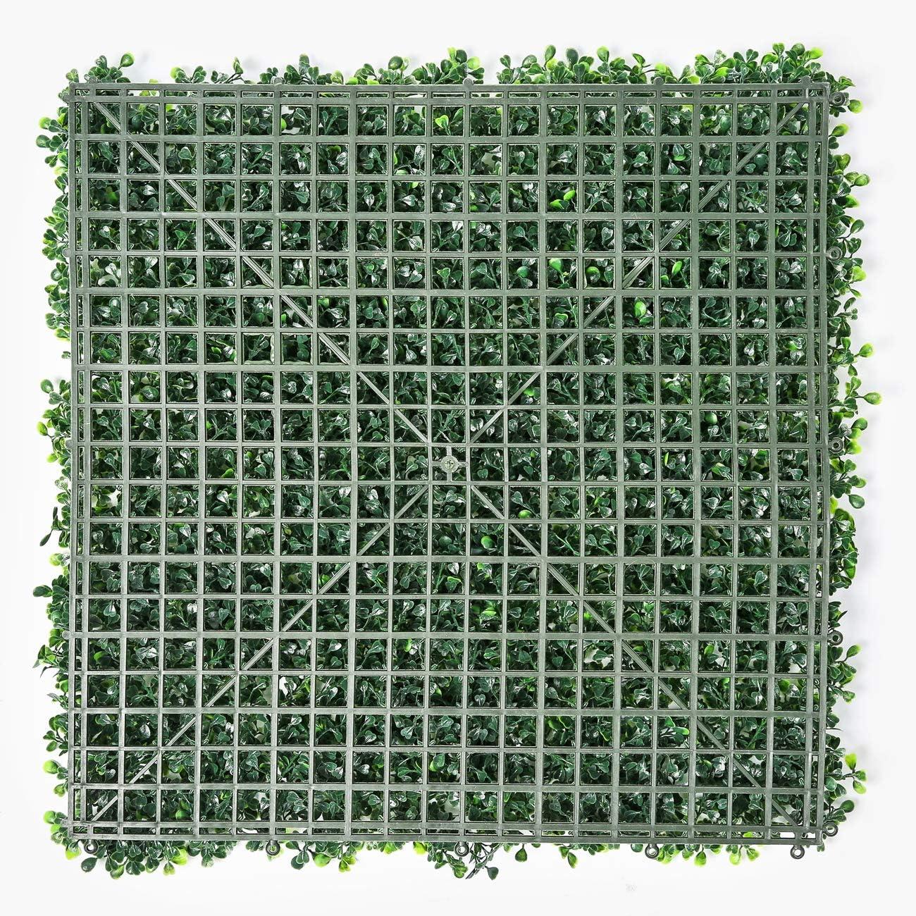 20"x 20" Green Artificial Boxwood Panels for Outdoor Privacy