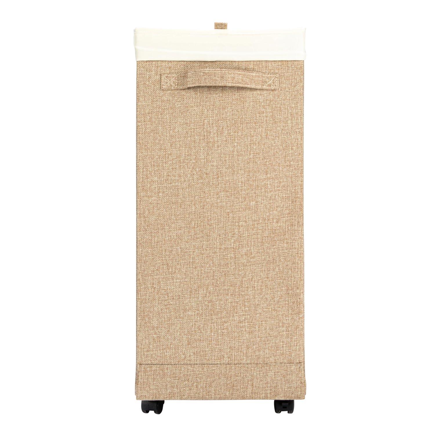 Household Essentials Rolling Laundry Hamper with Handles