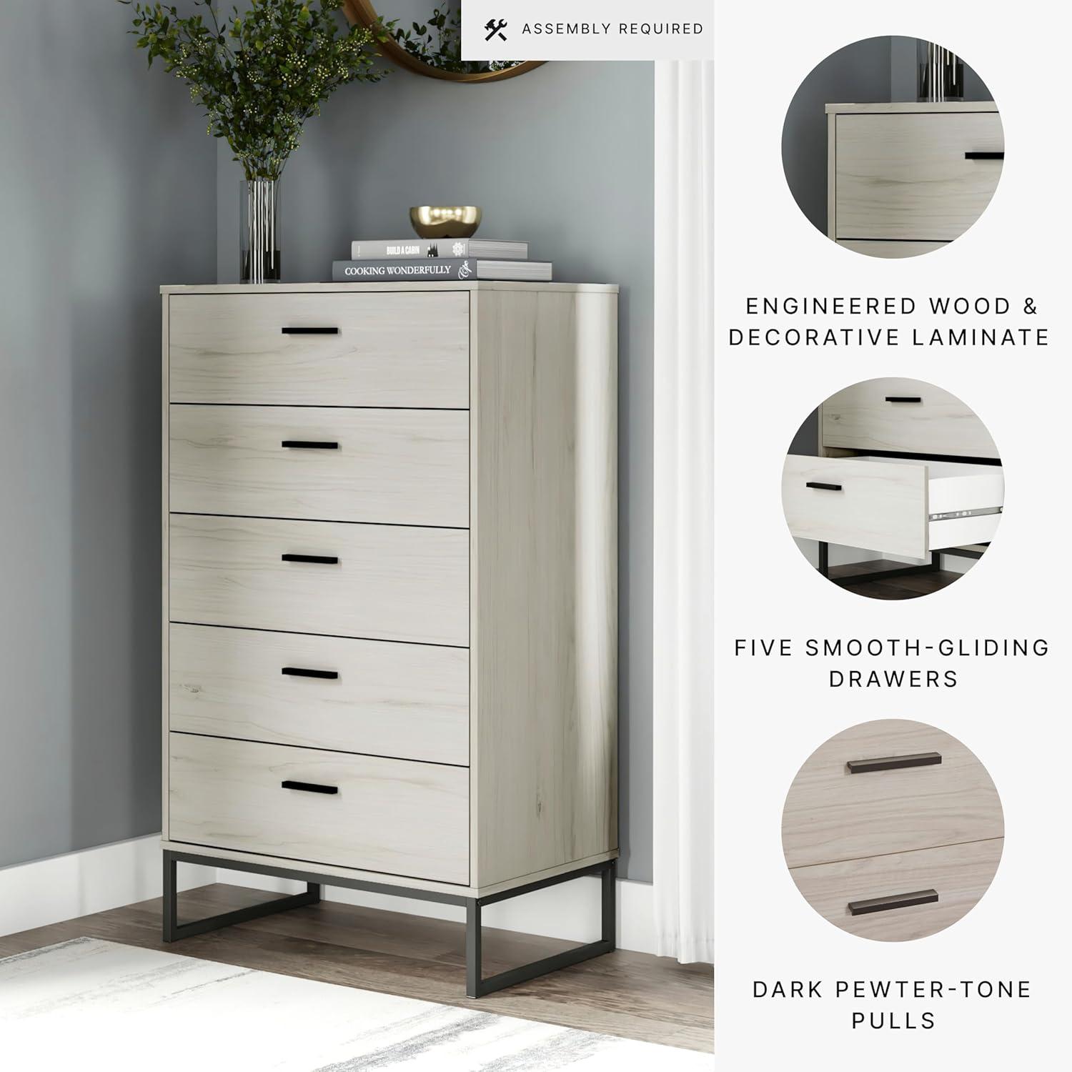 Latitude Run® Bosnjak 29.88'' W 5 - Drawer Dresser