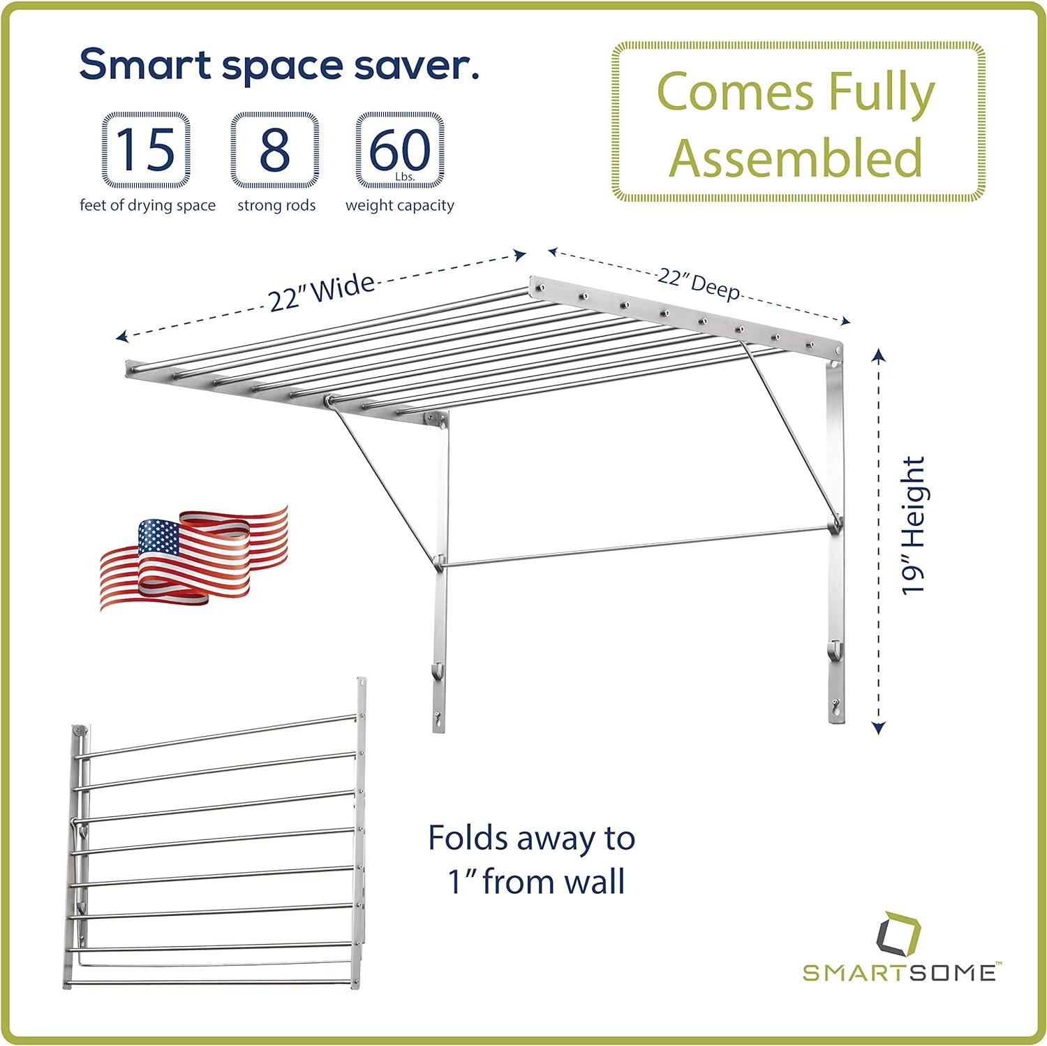 Stainless Steel Foldable Wall Mounted Drying Rack